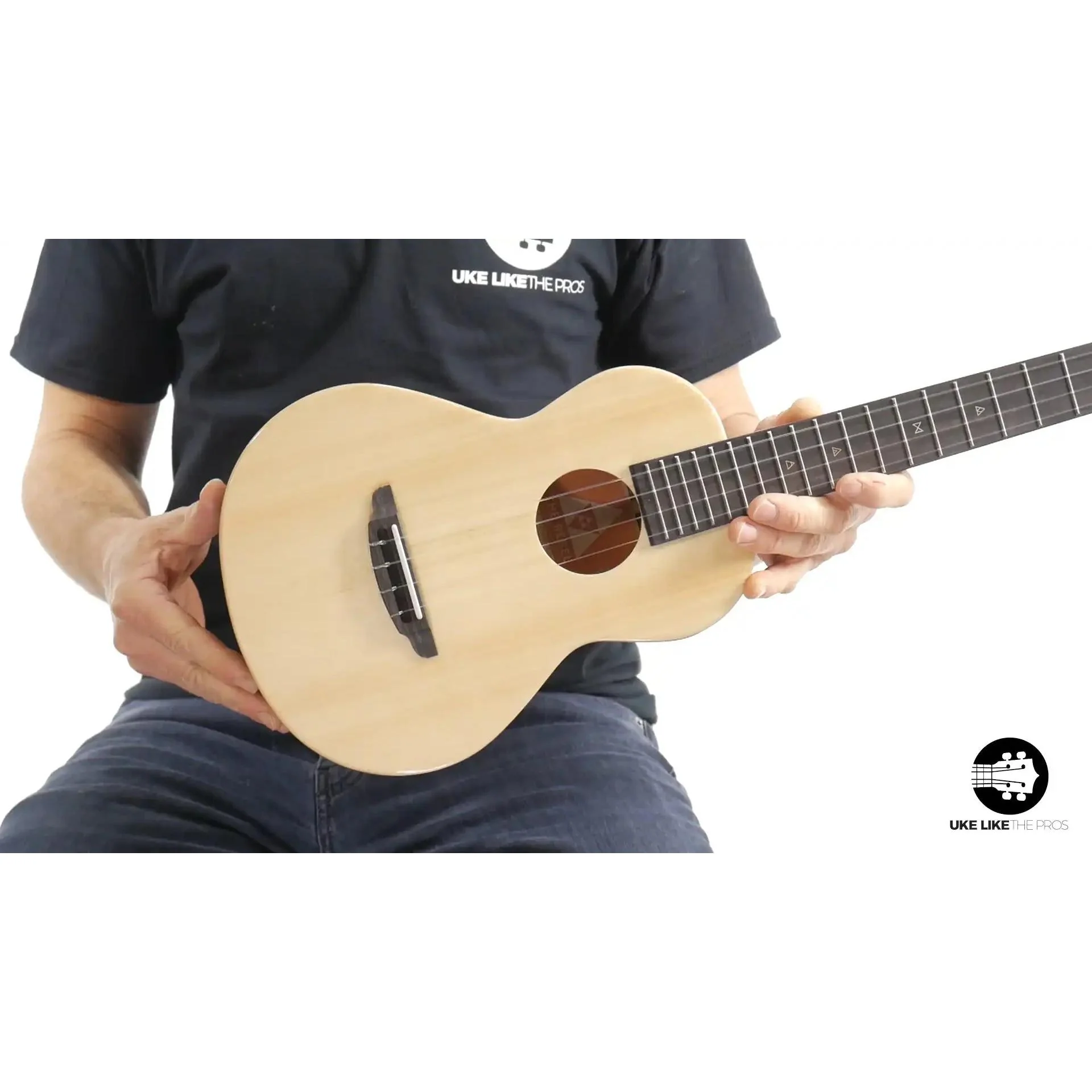 Rebel Double Cheese Tenor Ukulele Solid Spruce Top and Mahogany "Spitfire" - Image 11