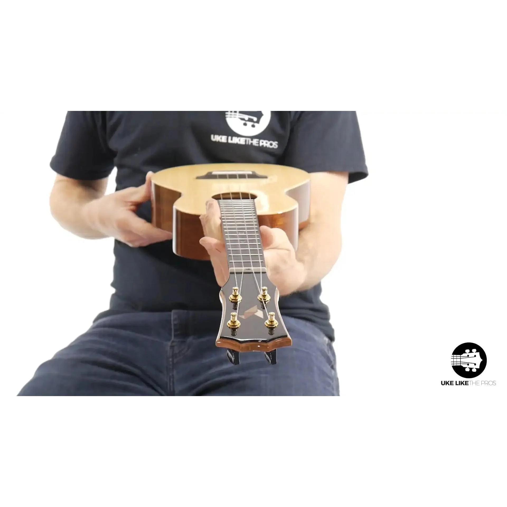 Rebel Double Cheese Tenor Ukulele Solid Spruce Top and Mahogany "Spitfire" - Image 3