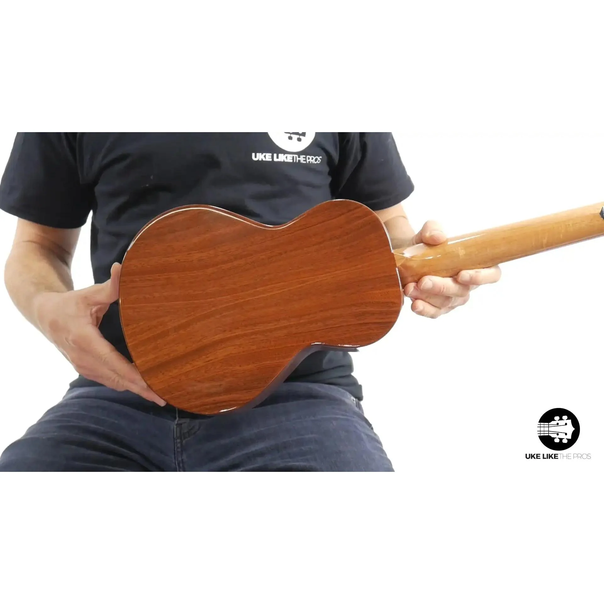 Rebel Double Cheese Tenor Ukulele Solid Spruce Top and Mahogany "Spitfire" - Image 5