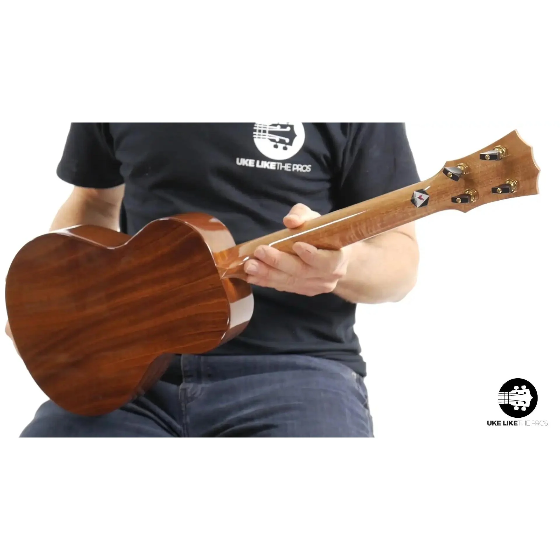 Rebel Double Cheese Tenor Ukulele Solid Spruce Top and Mahogany "Spitfire" - Image 7