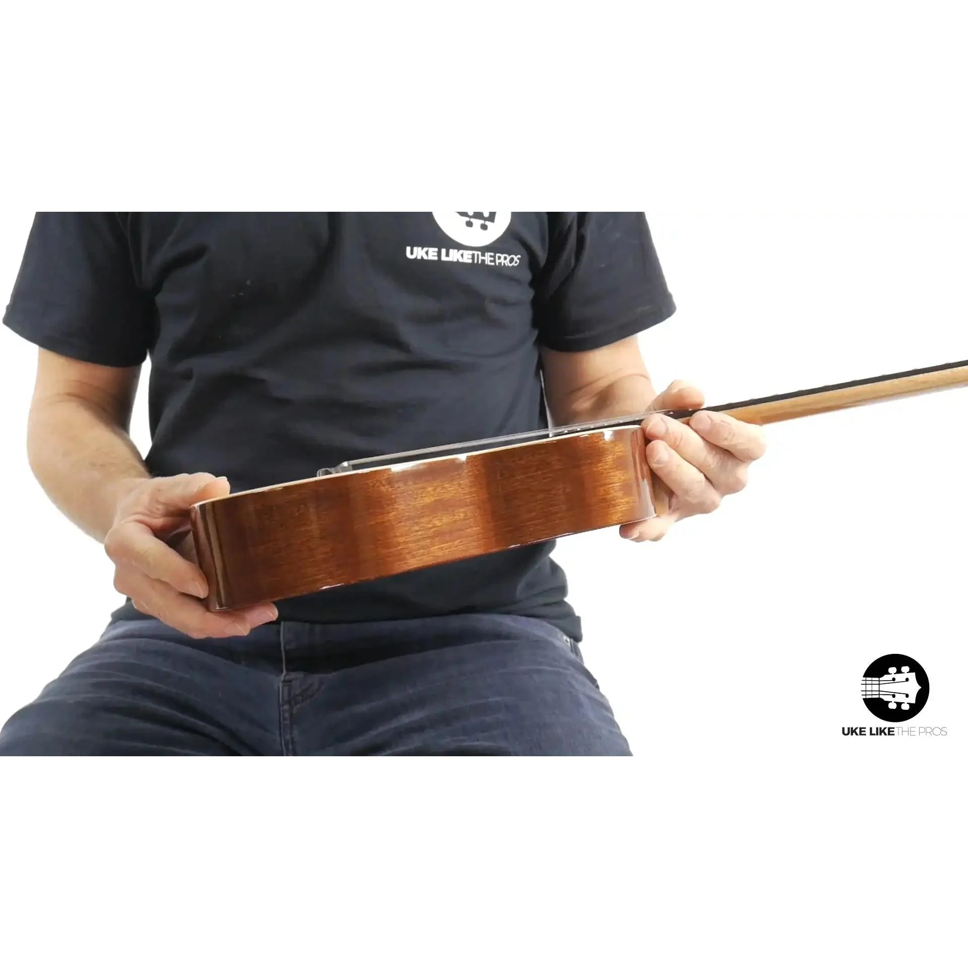 Rebel Double Cheese Tenor Ukulele Solid Spruce Top and Mahogany "Spitfire" - Image 9
