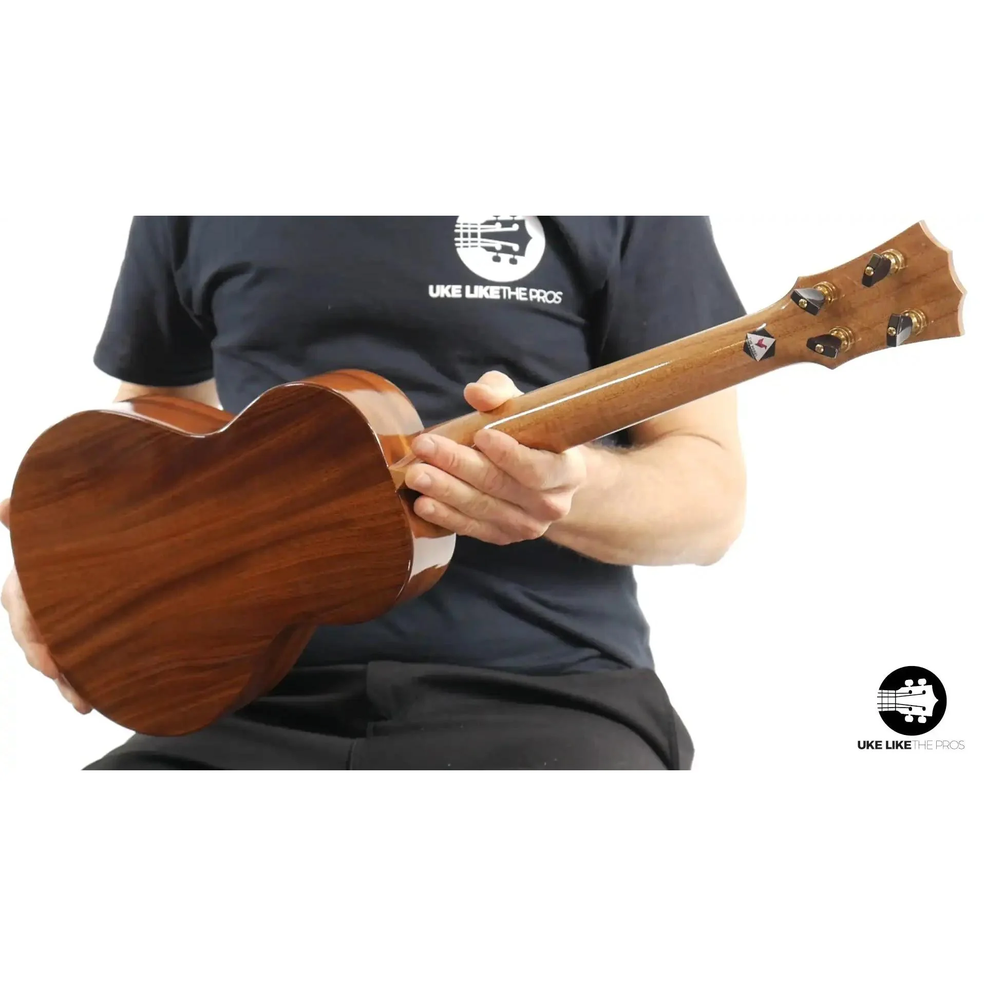 Rebel Double Cheese Tenor Ukulele Solid Spruce Top and Mahogany "The Outlaw" - Image 6