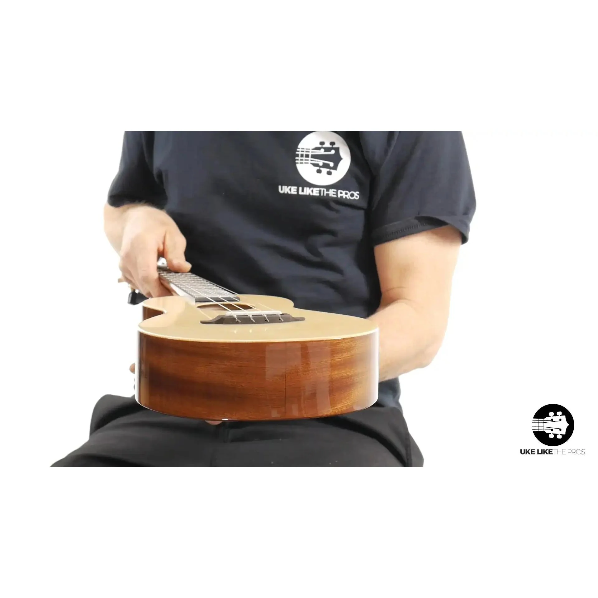 Rebel Double Cheese Tenor Ukulele Solid Spruce Top and Mahogany "The Outlaw" - Image 7
