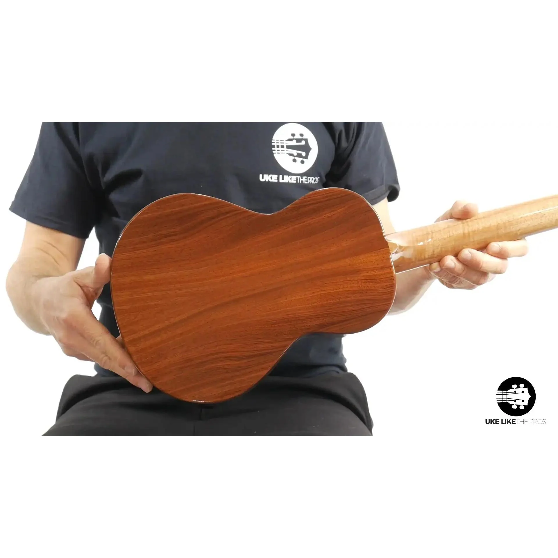 Rebel Double Cheese Tenor Ukulele Solid Spruce Top and Mahogany "The Outlaw" - Image 8