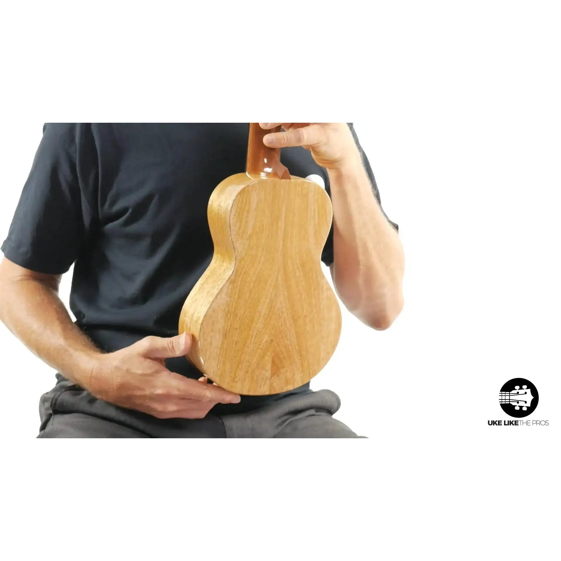 Rebel Double Creme Long Neck Concert Ukulele Mango "Butter" - Image 11