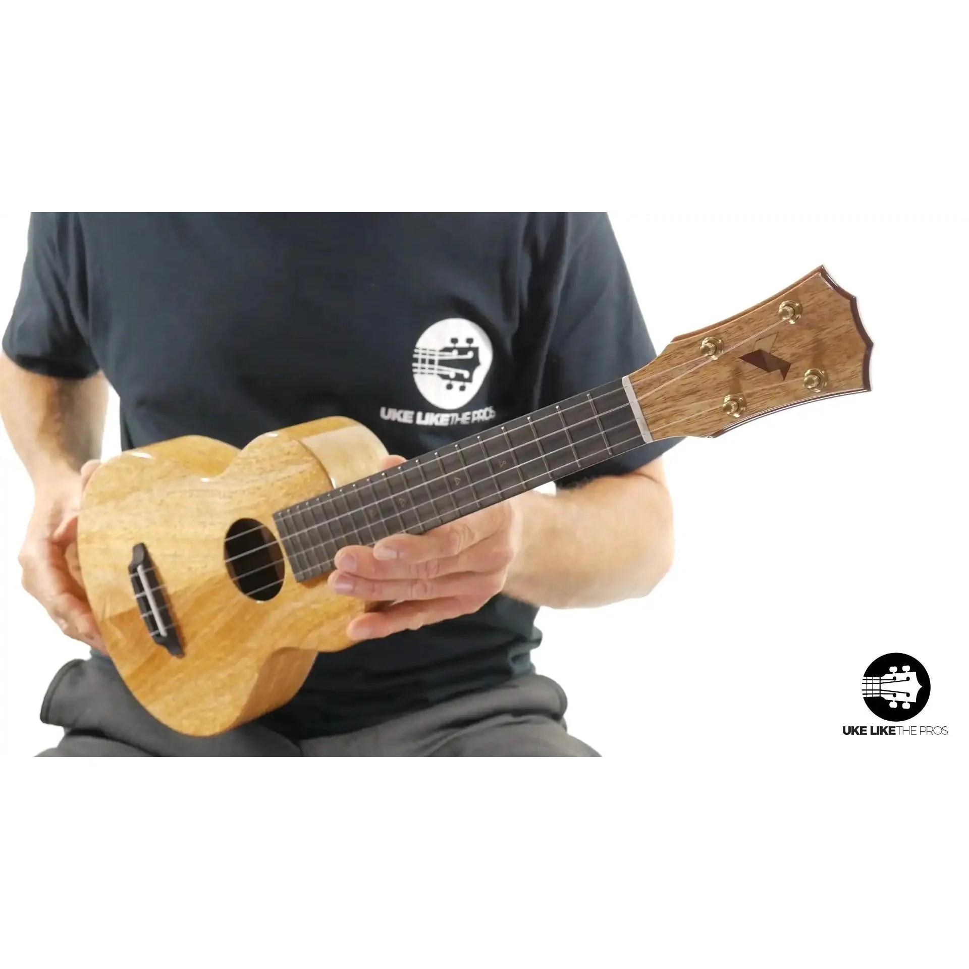 Rebel Double Creme Long Neck Concert Ukulele Mango "Butter" - Image 5
