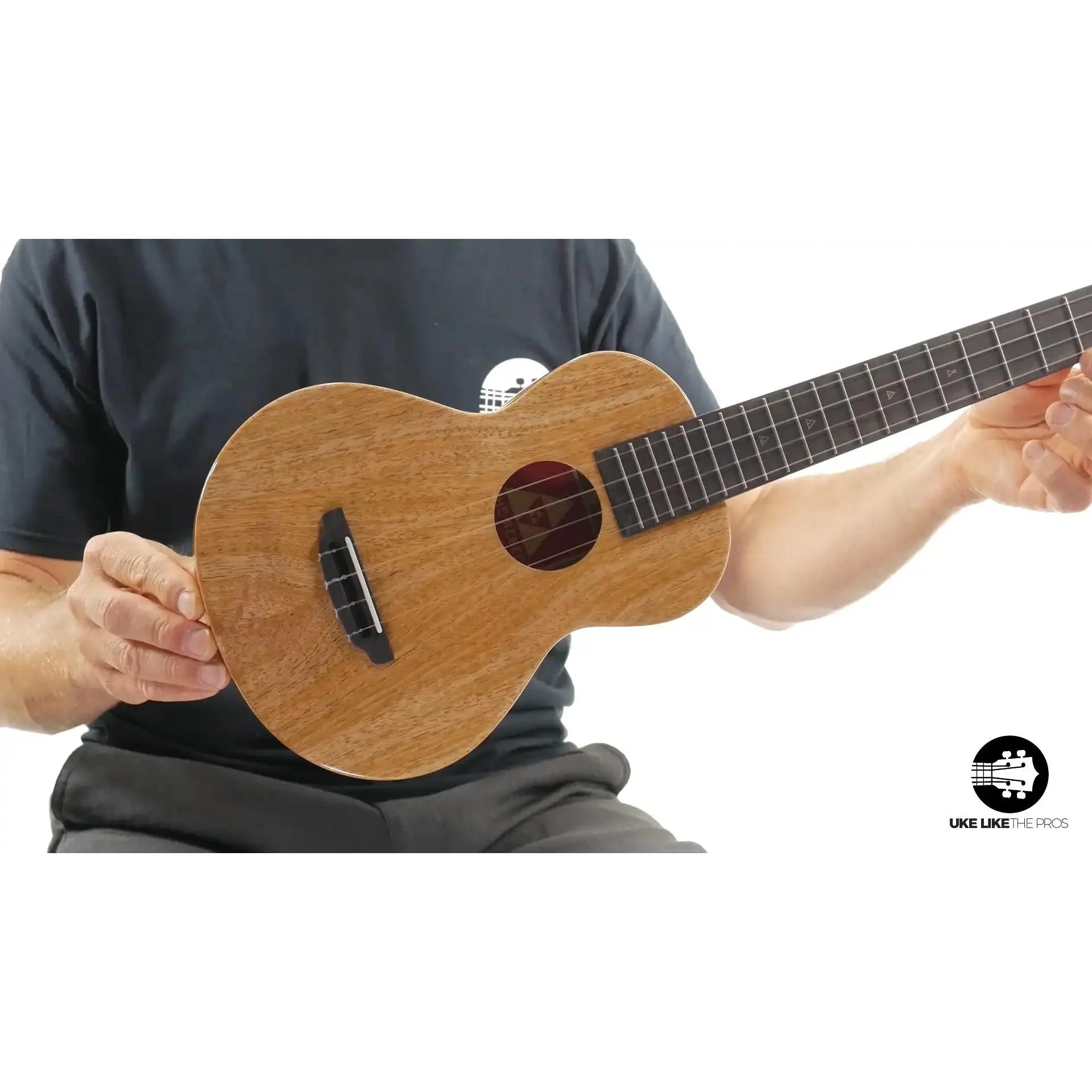 Rebel Double Creme Long Neck Concert Ukulele Mango "Butter" - Image 9