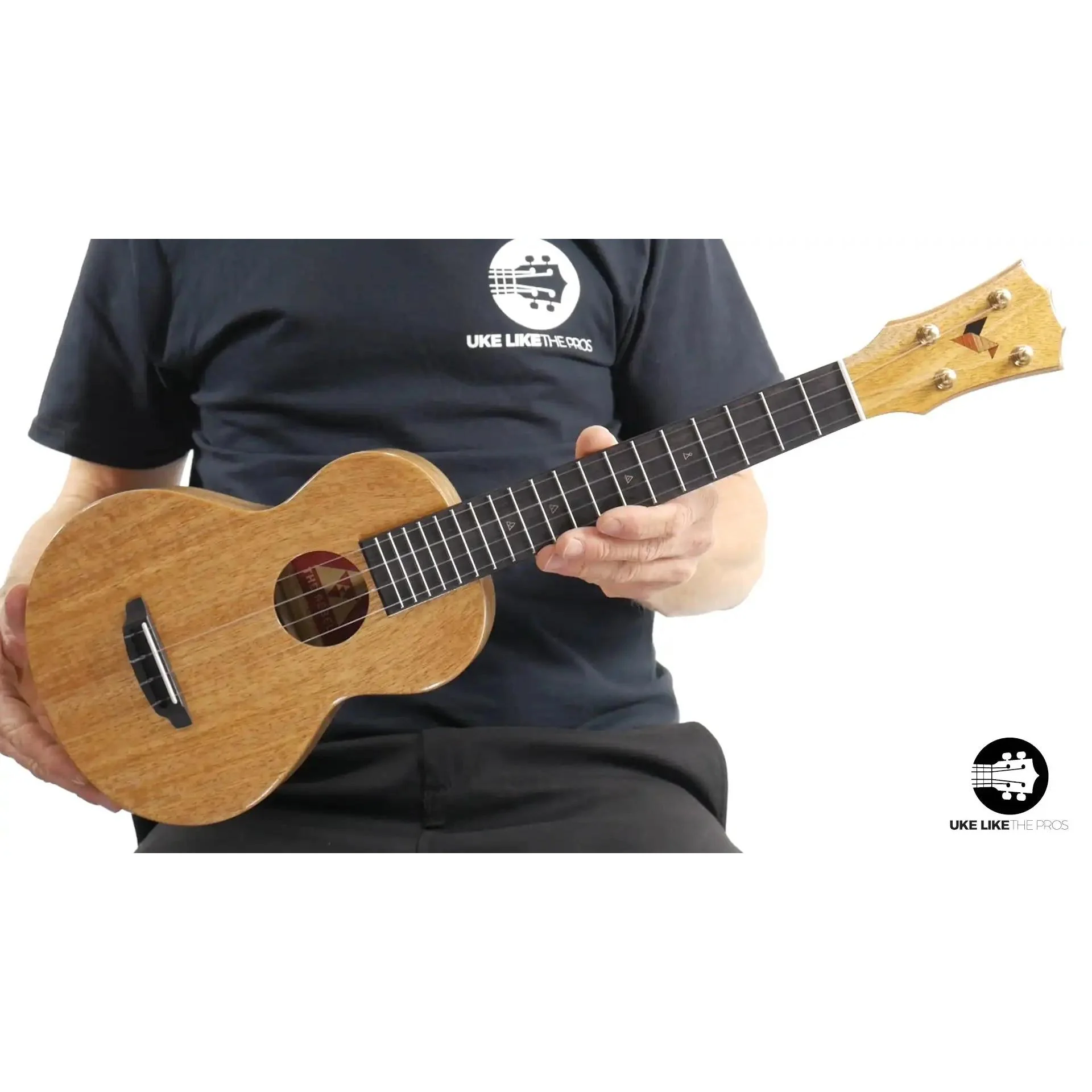 Rebel Double Creme Long Neck Concert Ukulele Mango "Mango Magic" - Image 3