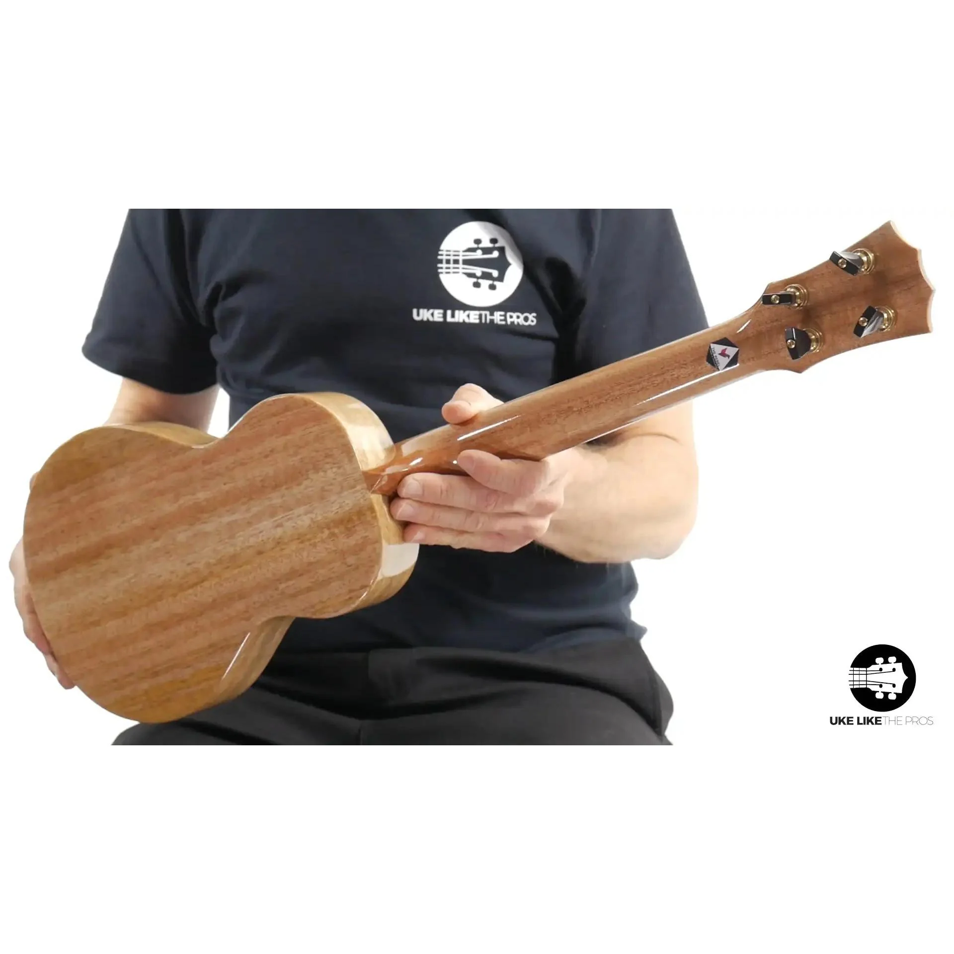 Rebel Double Creme Long Neck Concert Ukulele Mango "Mango Magic" - Image 4