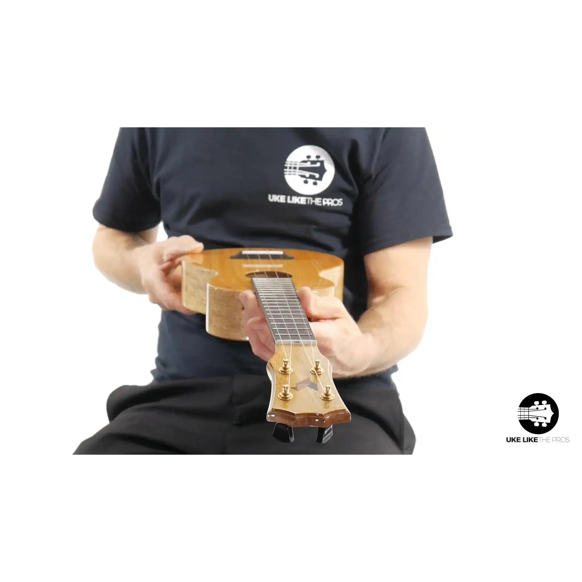 Rebel Double Creme Long Neck Concert Ukulele Mango "Mango Magic" - Image 9