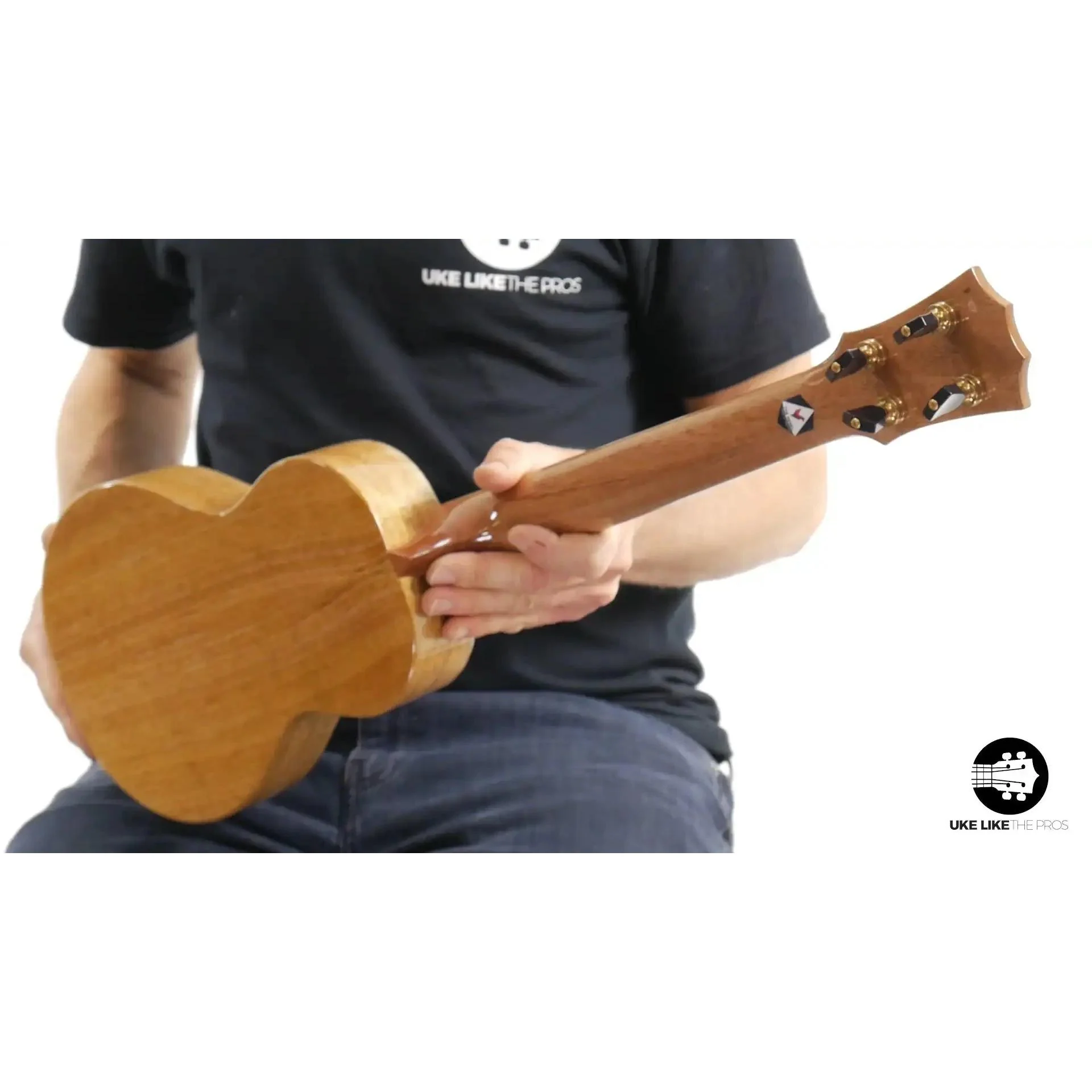 Rebel Double Creme Long Neck Concert Ukulele Mango "Oingo Boingo" - Image 3