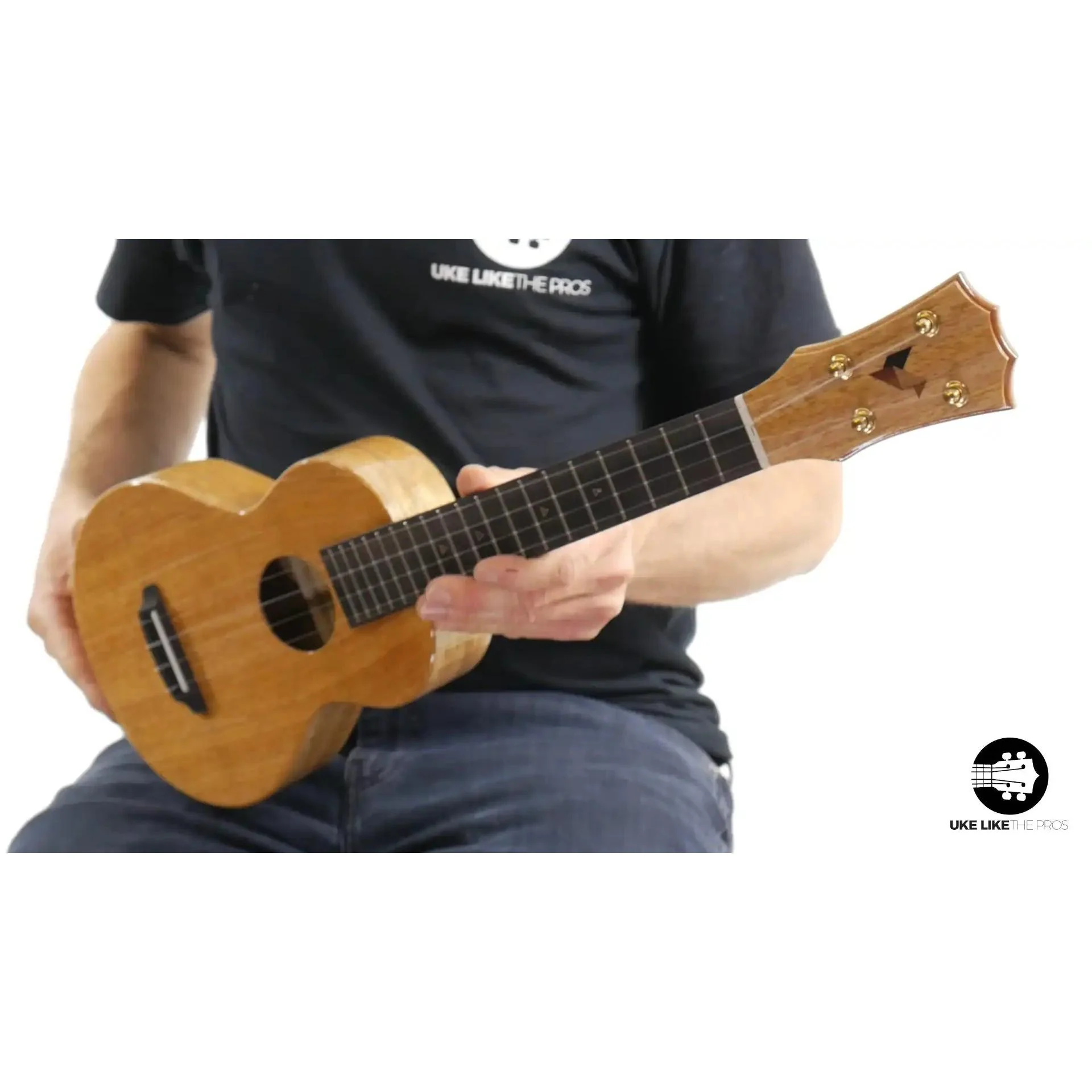 Rebel Double Creme Long Neck Concert Ukulele Mango "Oingo Boingo" - Image 4