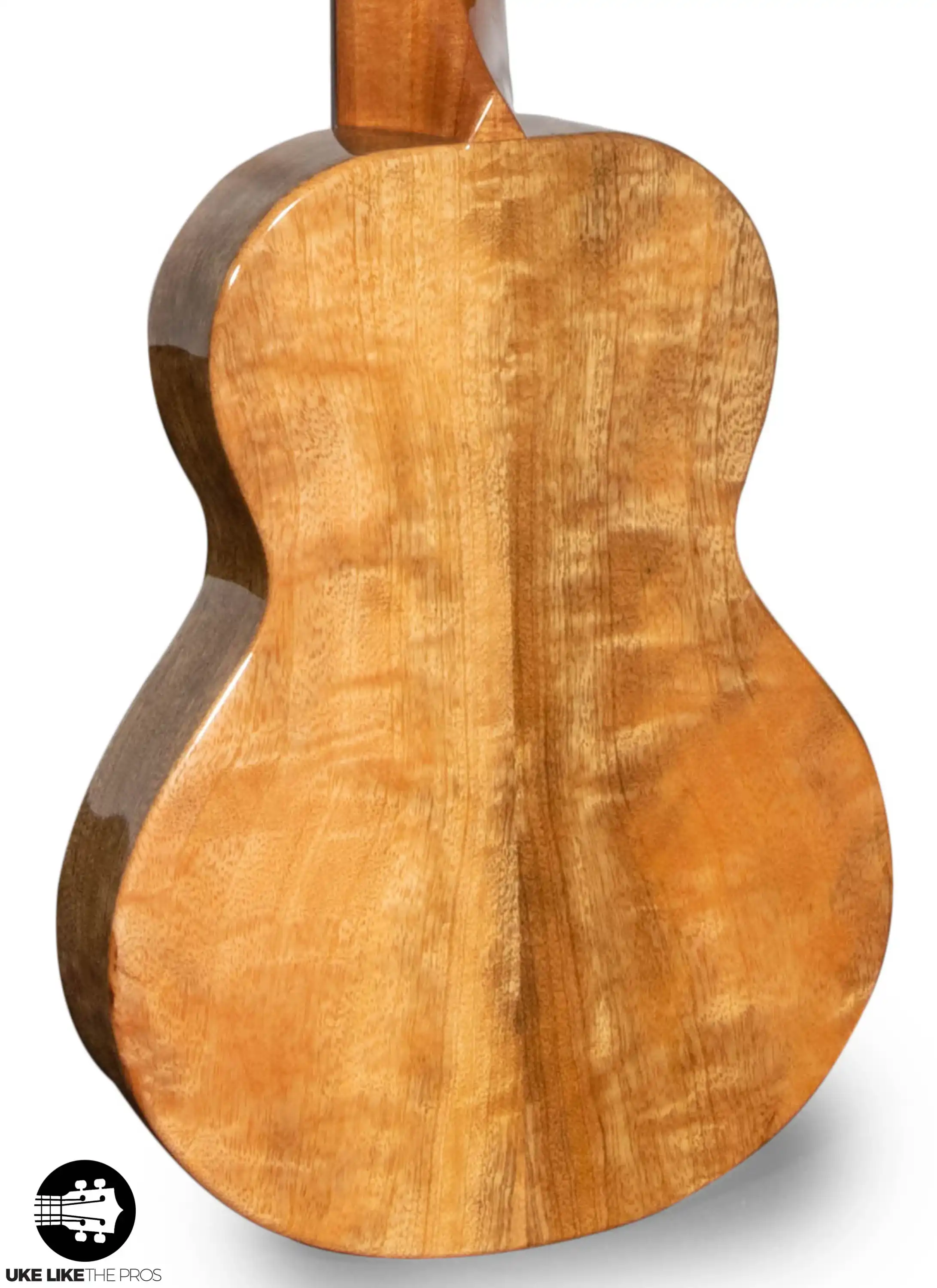 Rebel Double Creme Longneck Super Concert Slimline Ukulele Solid Mango “Beckett” - Image 2