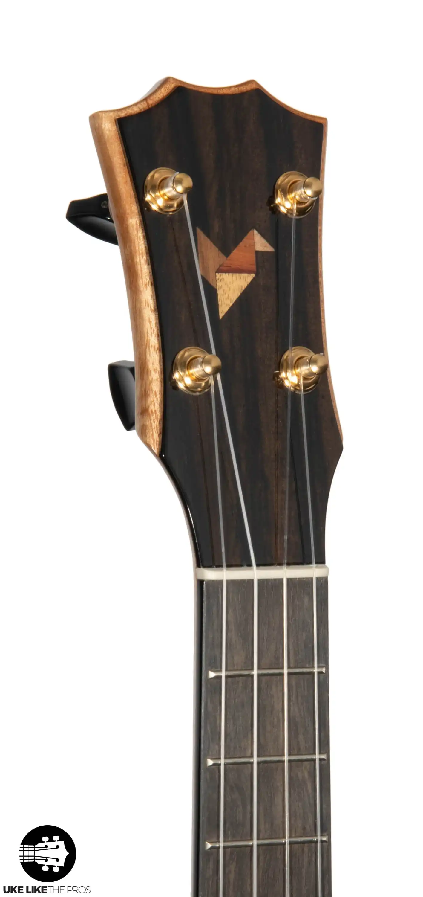 Rebel Double Creme Longneck Super Concert Slimline Ukulele Solid Mango “Deebo” - Image 6