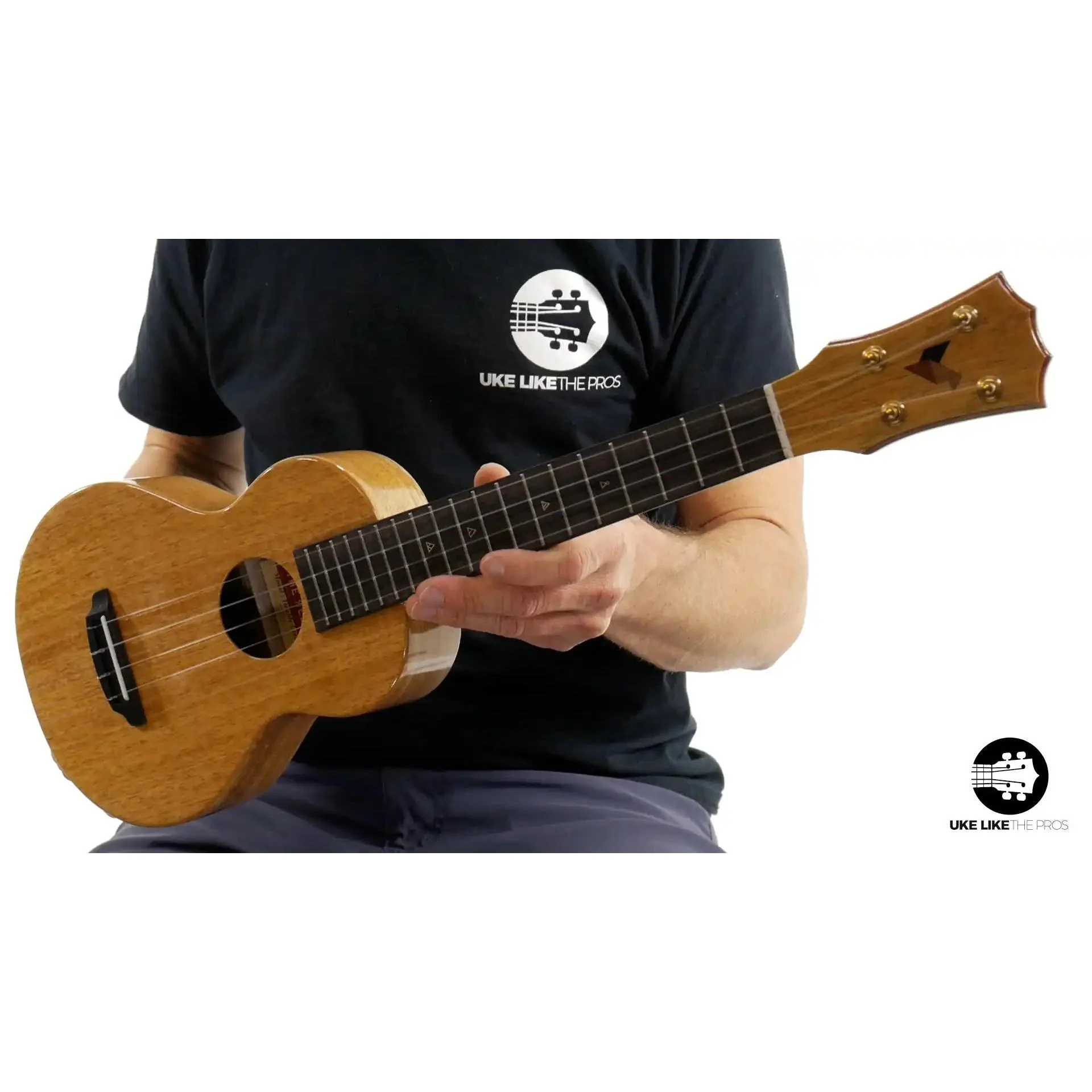 Rebel Double Creme Mango Super Concert Ukulele "Avril" - Image 3