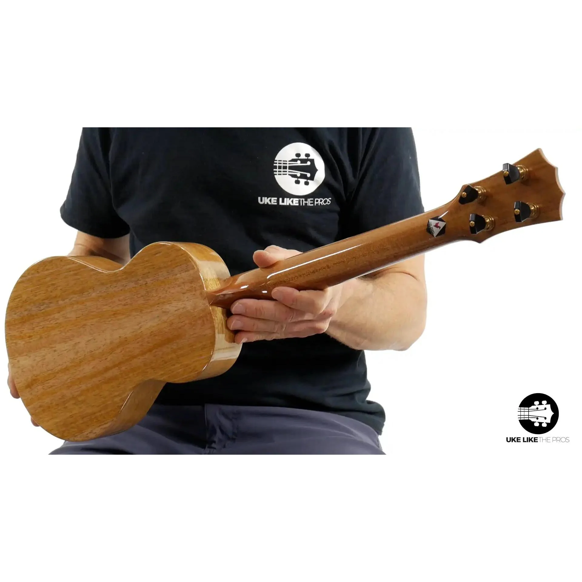 Rebel Double Creme Mango Super Concert Ukulele "Avril" - Image 4