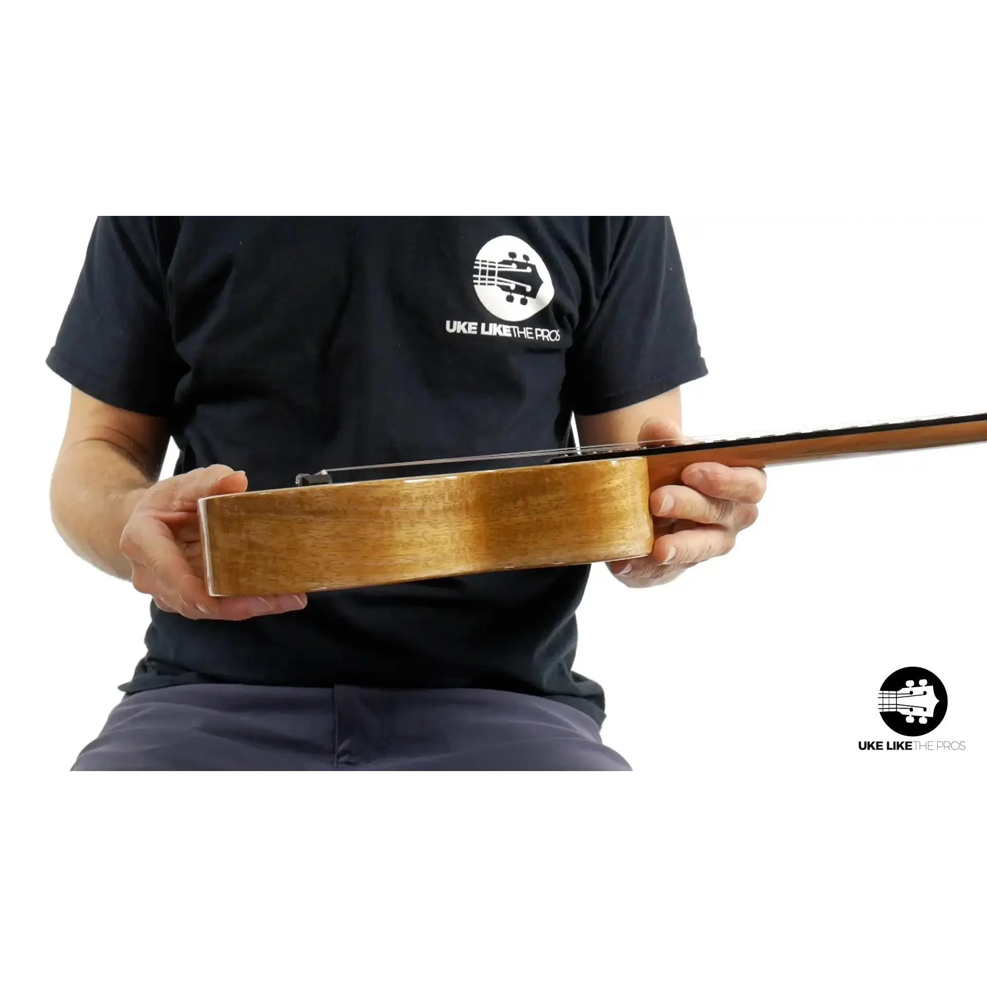 Rebel Double Creme Mango Super Concert Ukulele "Avril" - Image 7