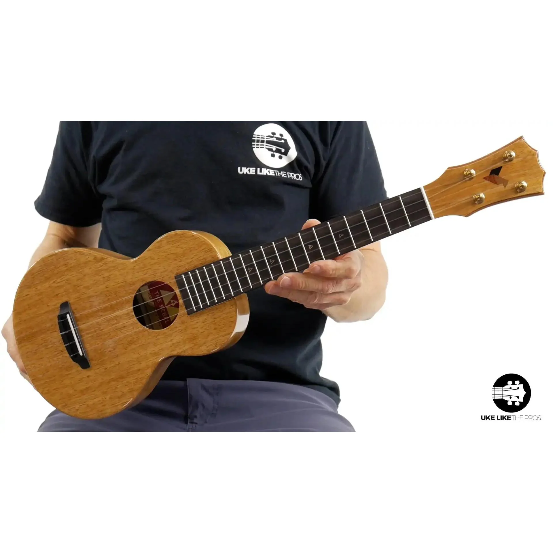 Rebel Double Creme Mango Super Concert Ukulele "Avril" - Image 9
