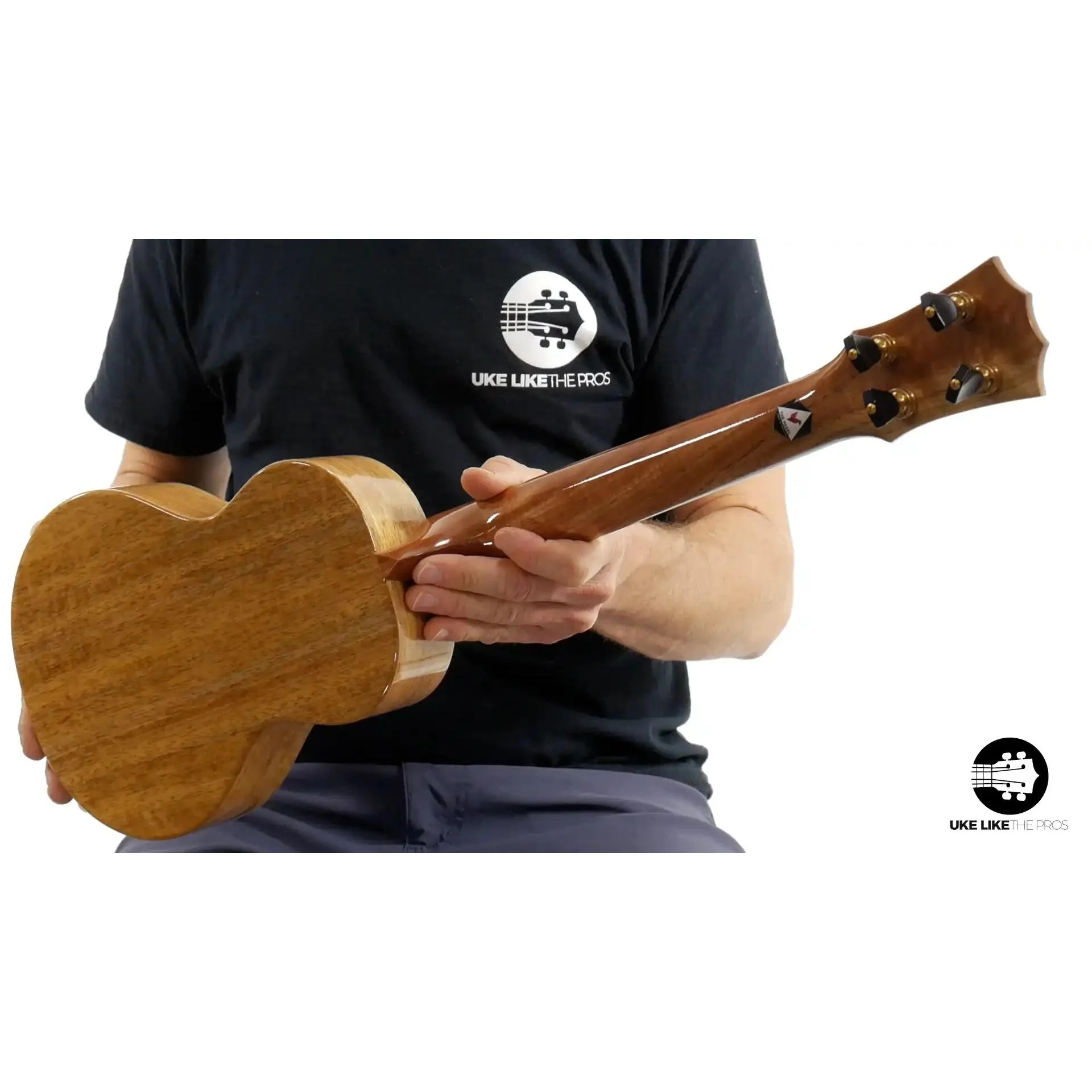 Rebel Double Creme Mango Super Concert Ukulele "Carolina" - Image 4