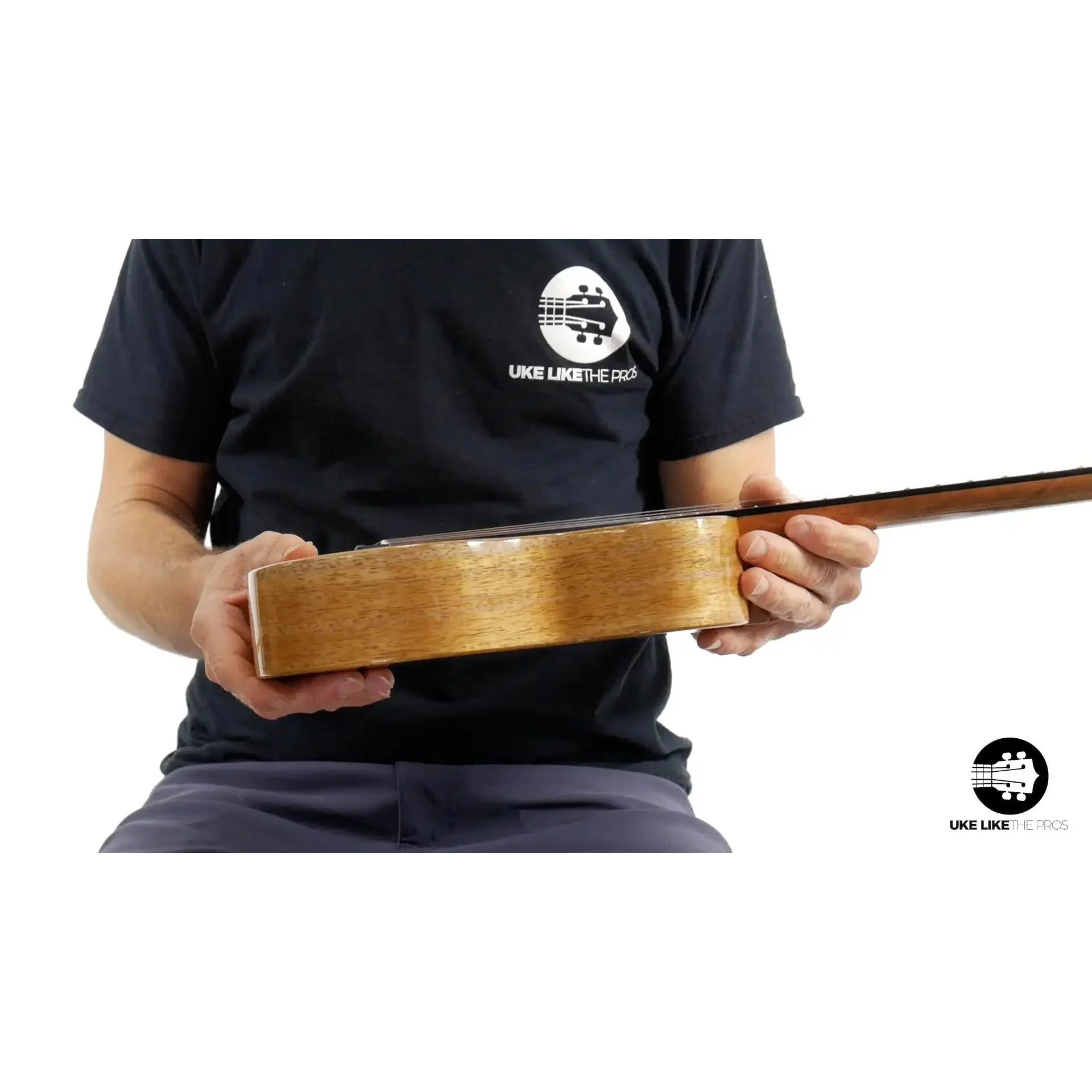 Rebel Double Creme Mango Super Concert Ukulele "Carolina" - Image 7