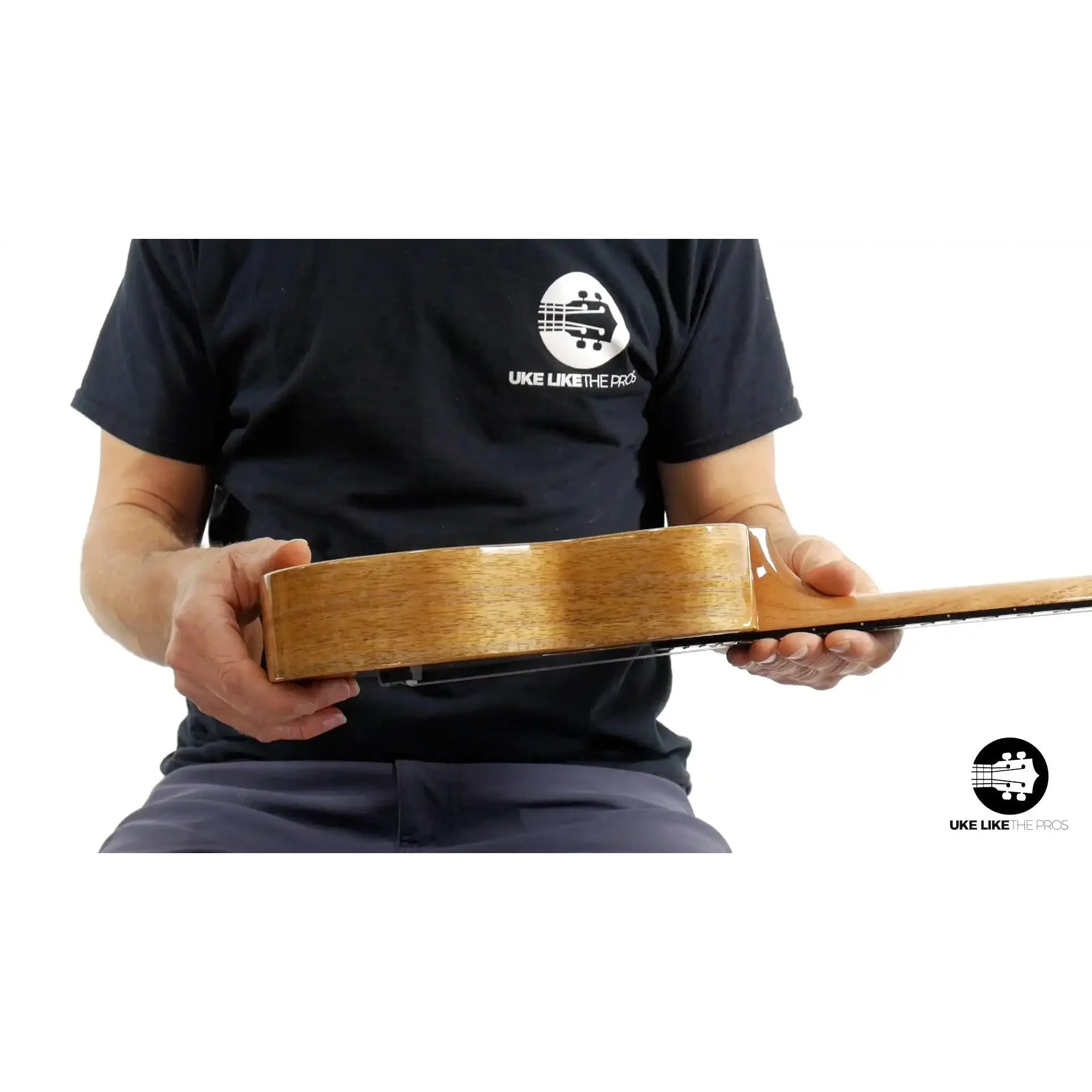 Rebel Double Creme Mango Super Concert Ukulele "Carolina" - Image 8