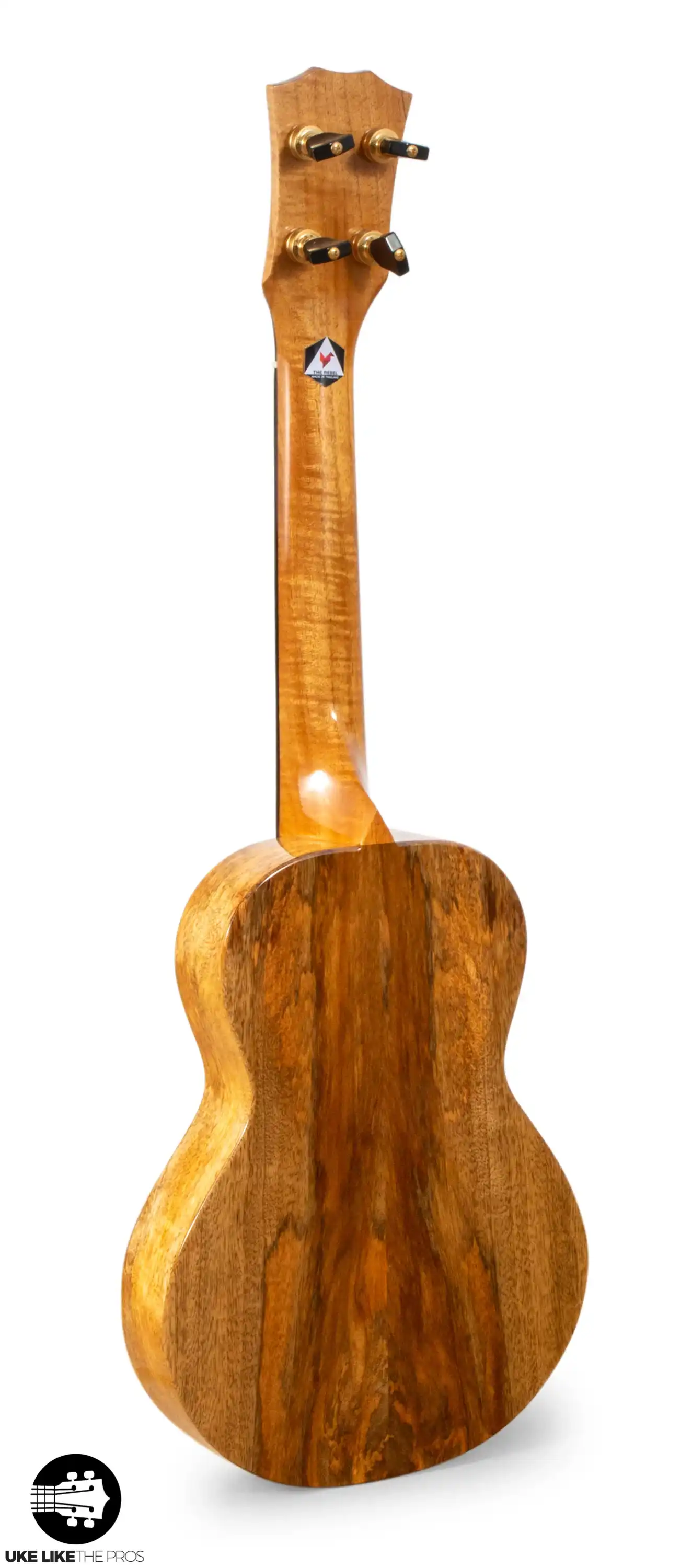 Rebel Creme Brulee Slimline Concert Ukulele Solid Mango "Melian" - Image 4