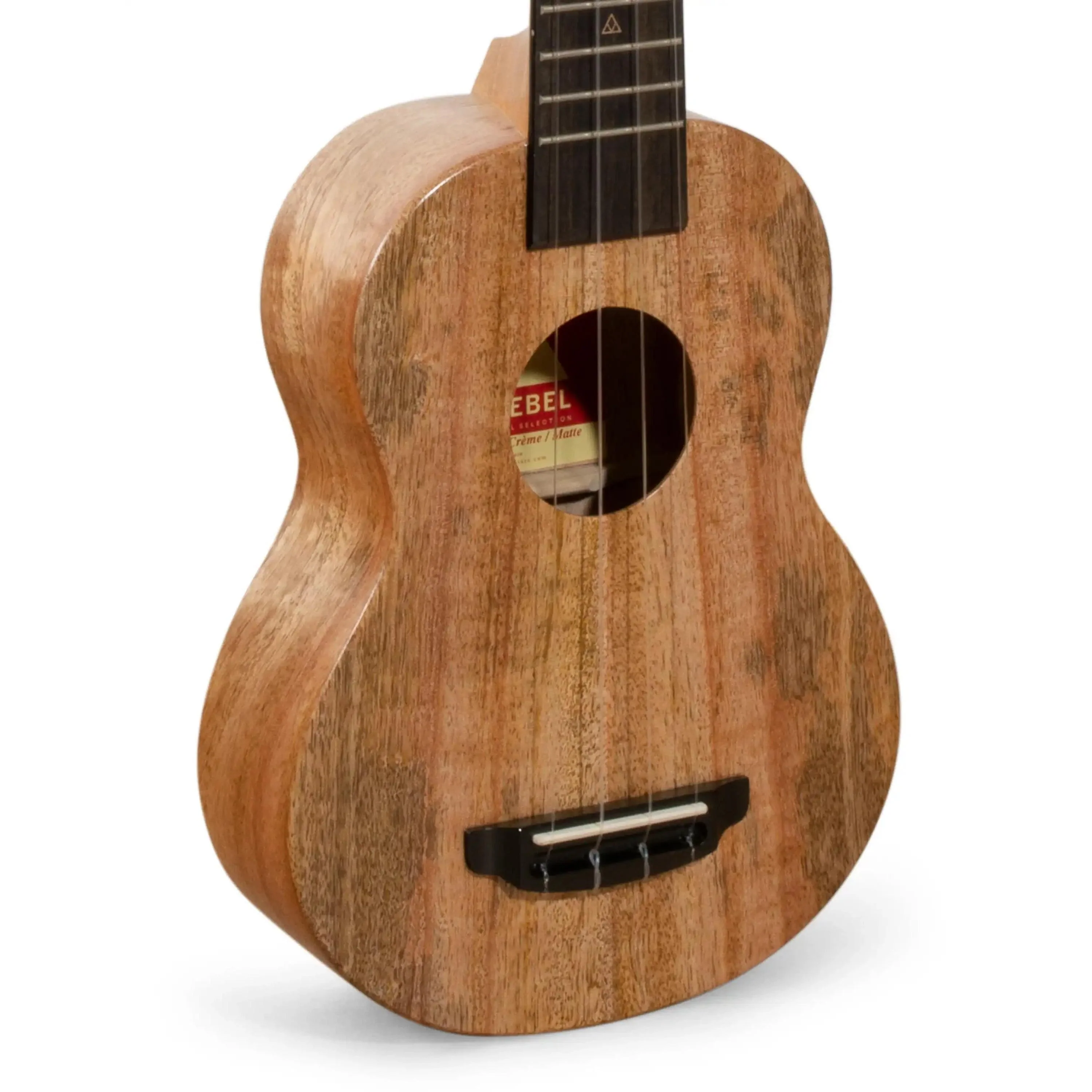 Rebel Double Creme Soprano Ukulele Mango "Halliday" Satin Finish