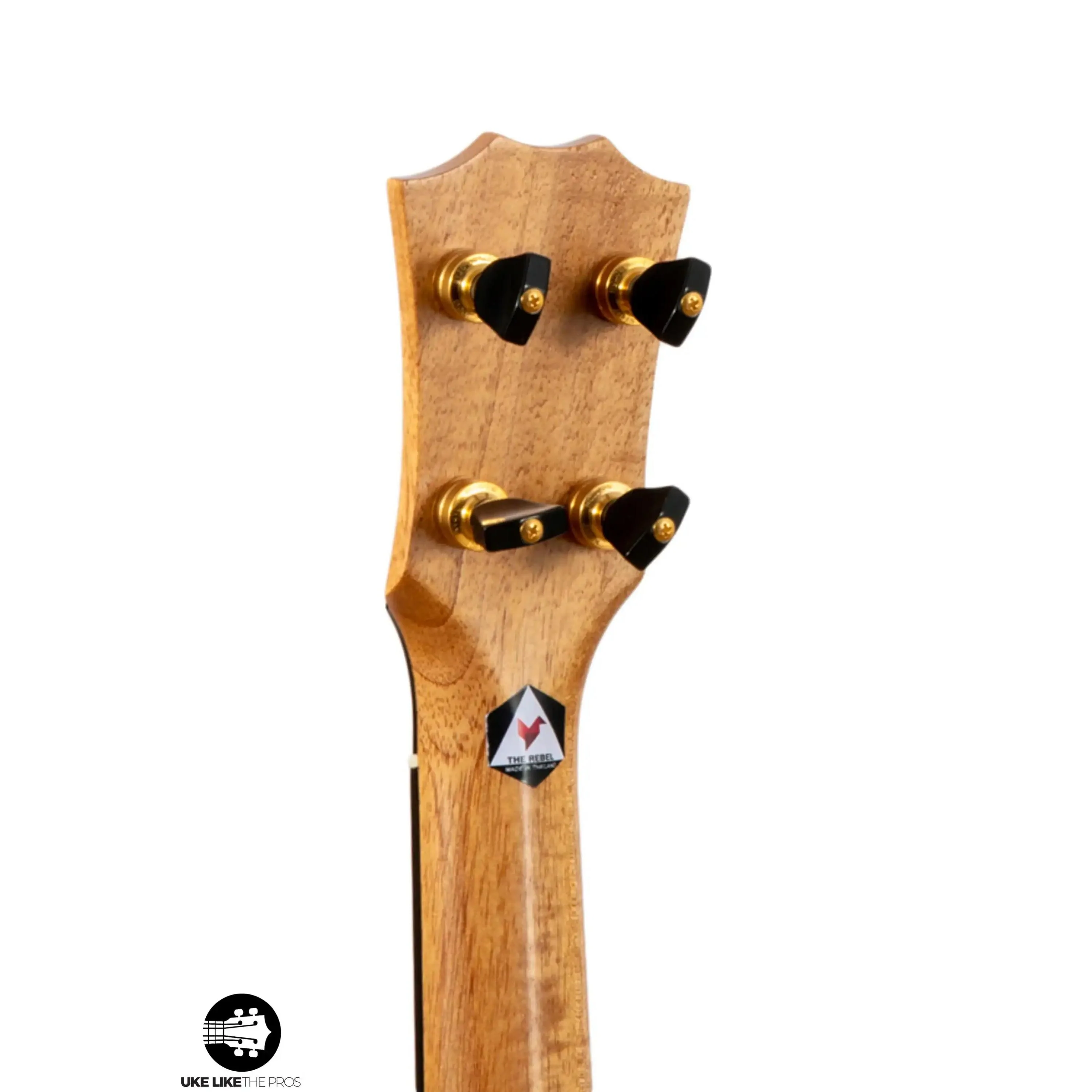 Rebel Double Creme Tenor Ukulele Solid Mango "Bear Claw" Satin Finish - Image 5