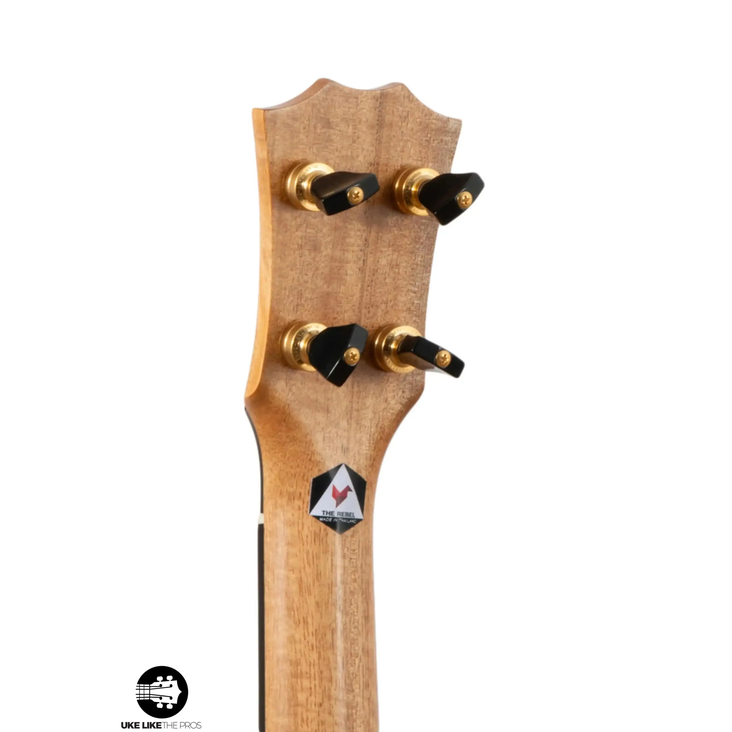 Rebel Double Creme Tenor Ukulele Solid Mango "Hot Sauce" Satin Finish - Image 6