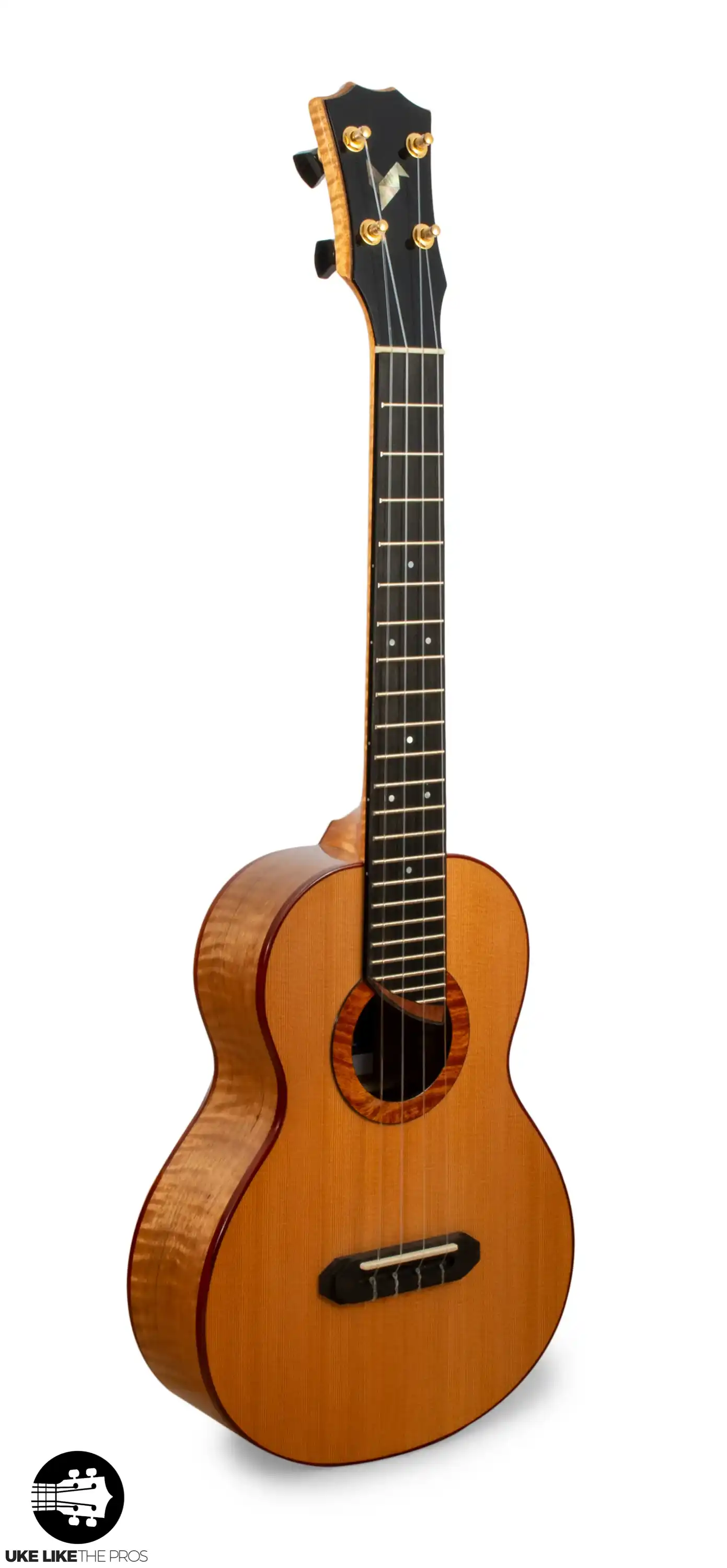 Rebel Double Invictus Tenor Ukulele "Salem" Gloss Finish - Image 3
