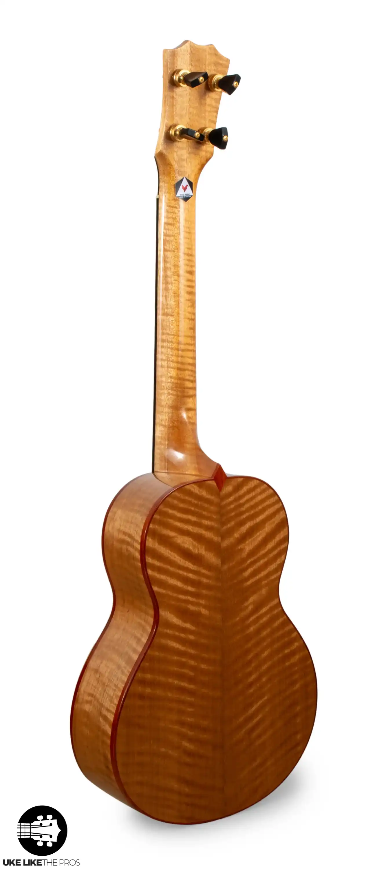 Rebel Double Invictus Tenor Ukulele "Salem" Gloss Finish - Image 4
