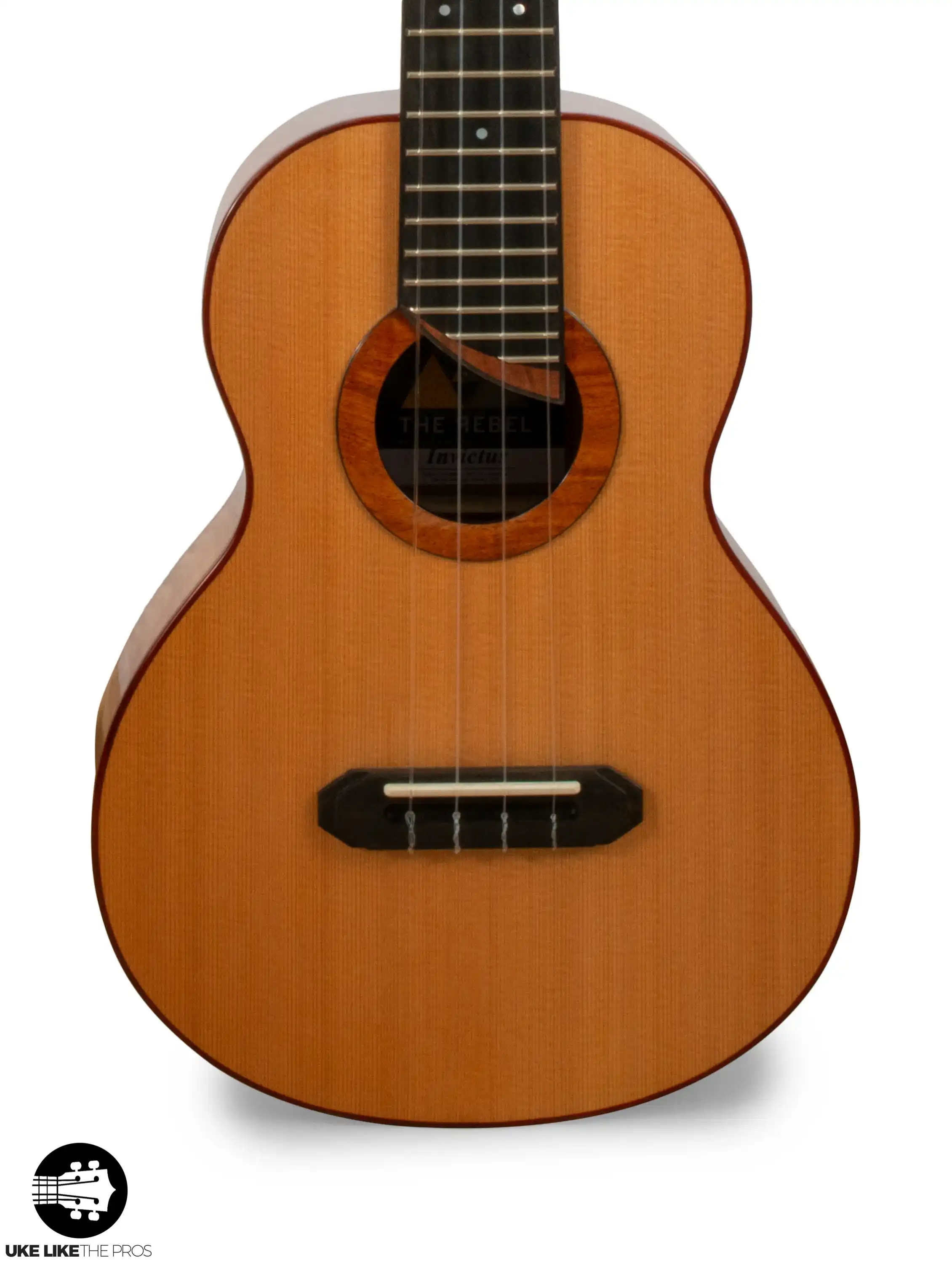 Rebel Double Invictus Tenor Ukulele "Salem" Gloss Finish - Image 5