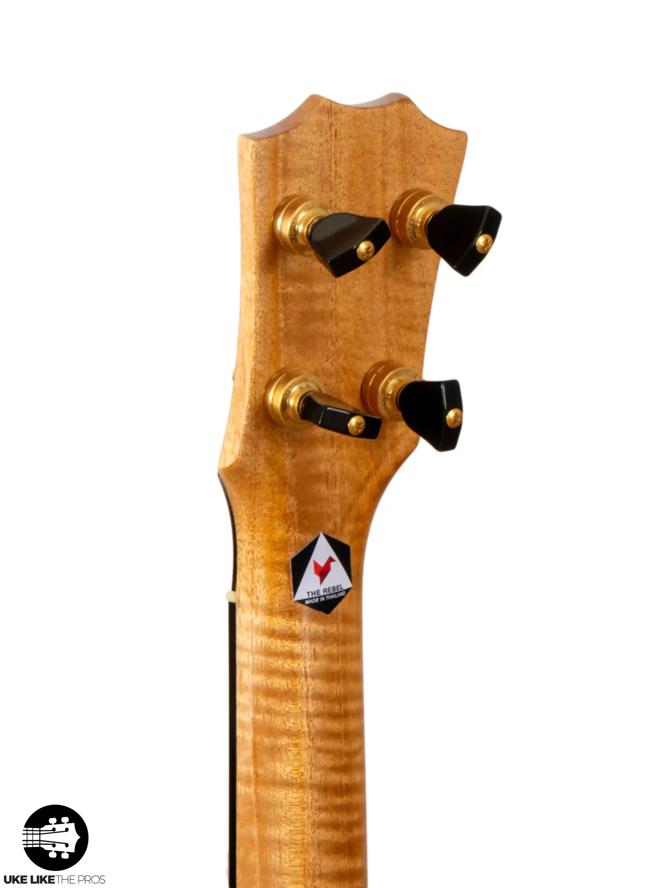 Rebel Double Invictus Tenor Ukulele "Salem" Gloss Finish - Image 7