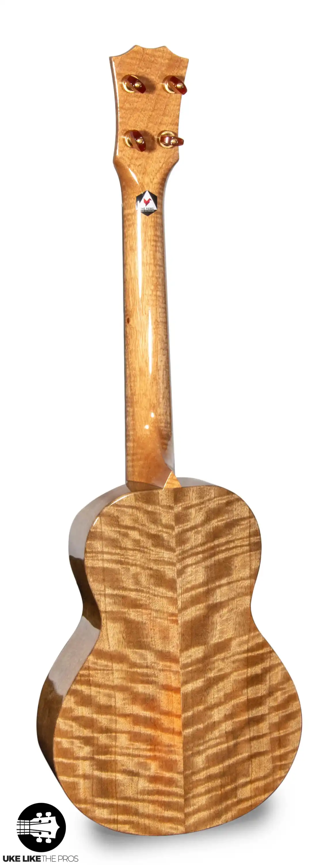 Rebel Prototype Double Creme Armrest Tenor Ukulele Solid Mango “Emmitt” - Image 4