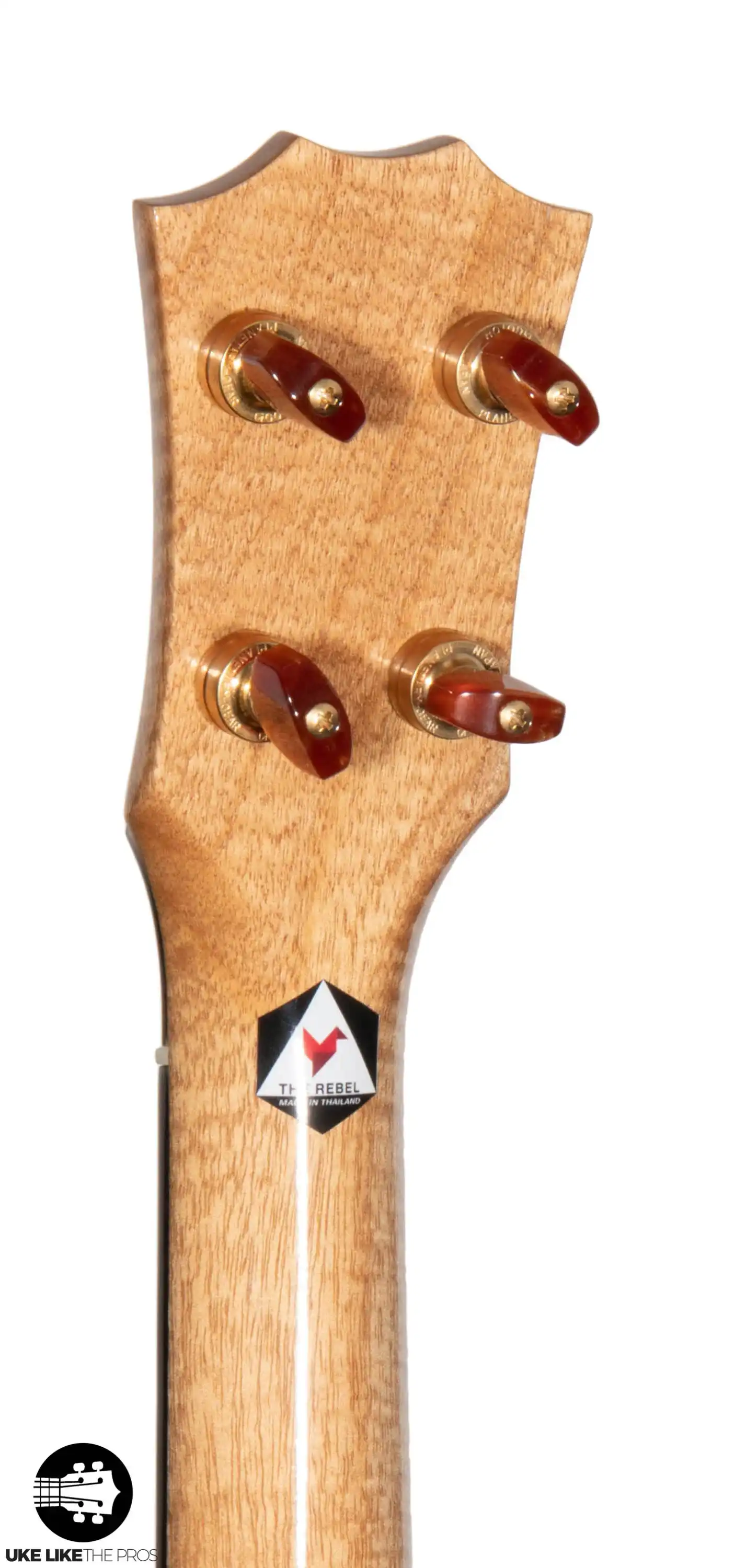 Rebel Prototype Double Creme Armrest Tenor Ukulele Solid Mango “Emmitt” - Image 7