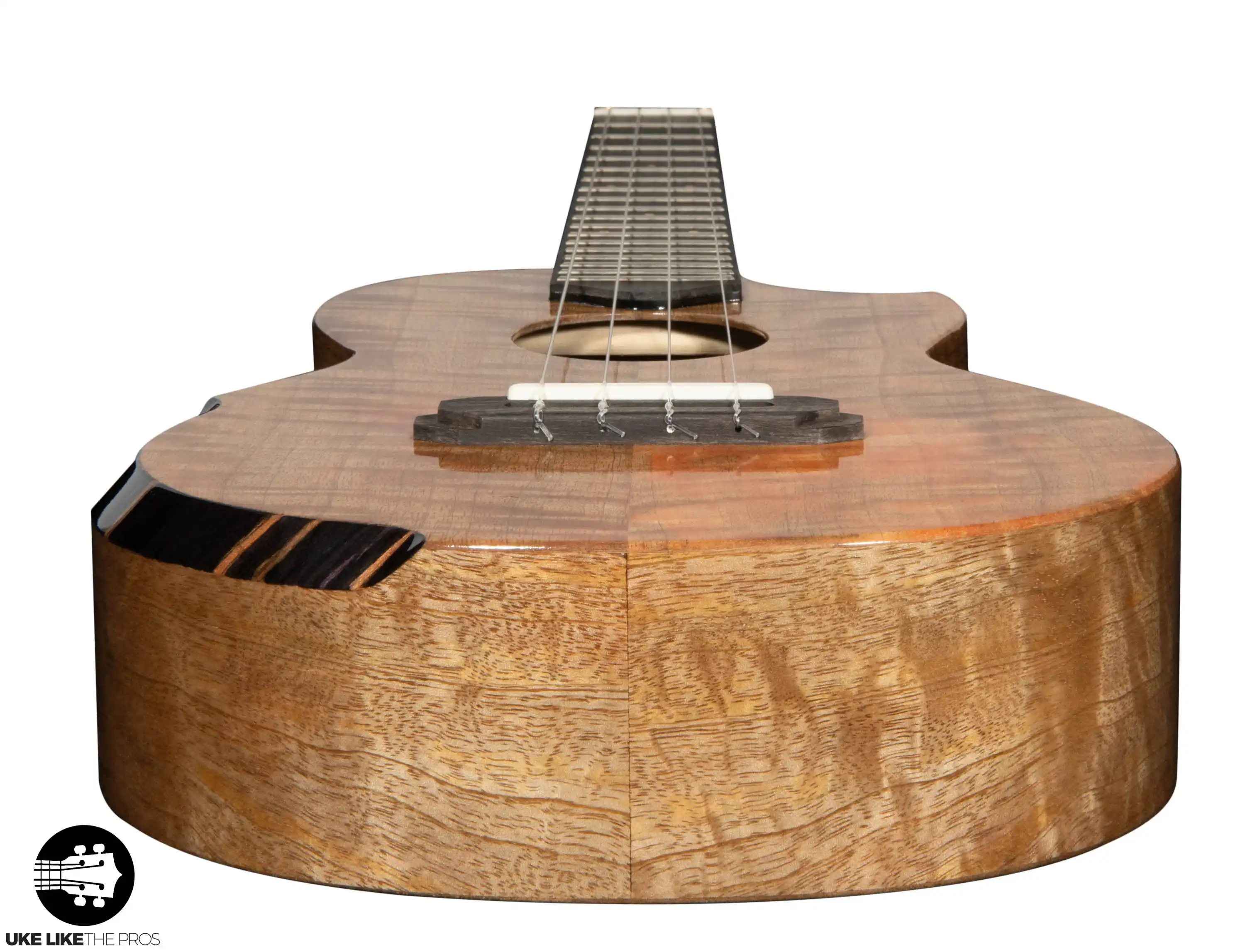 Rebel Prototype Double Creme Armrest Tenor Ukulele Solid Mango “Emmitt” - Image 8
