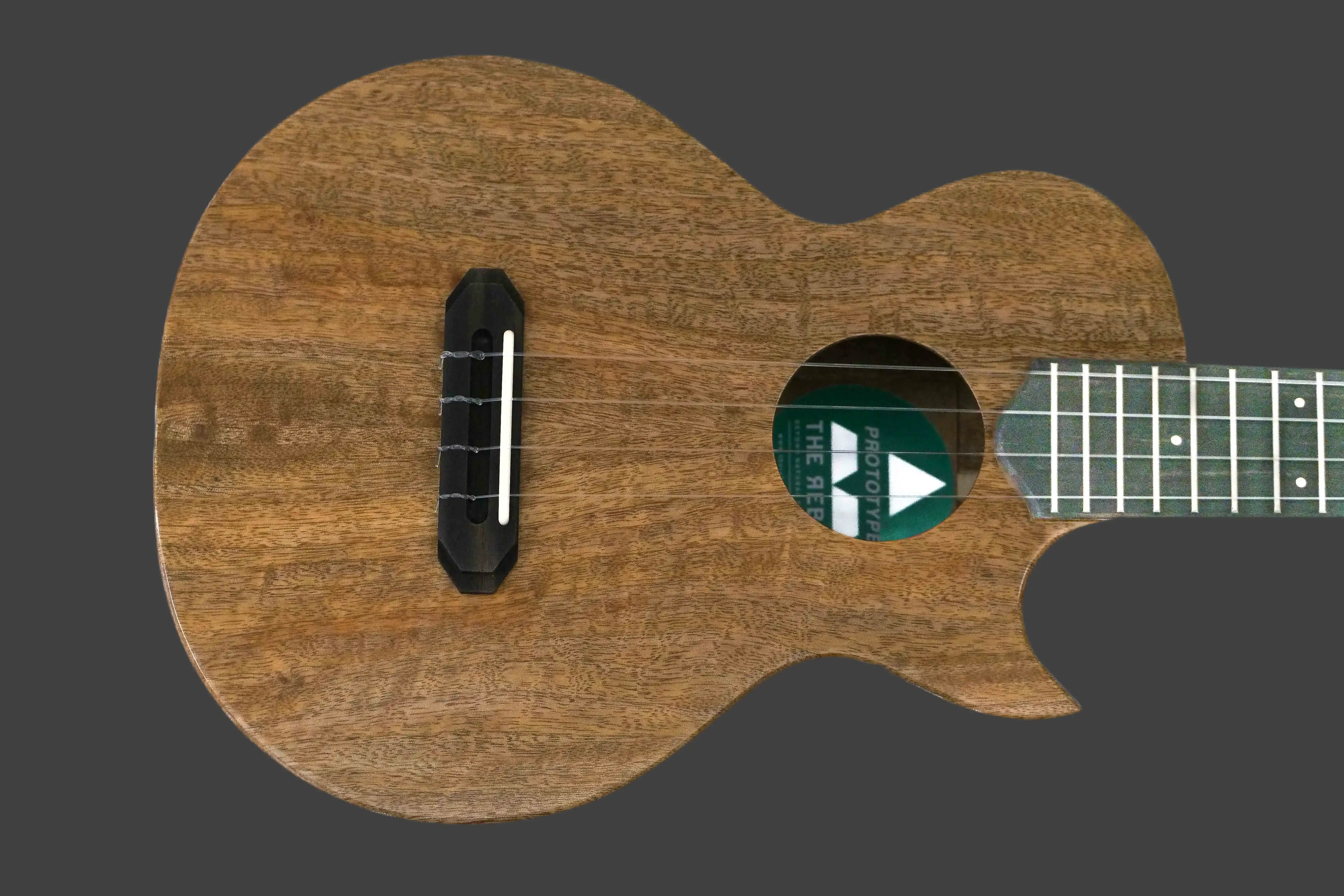 Rebel Prototype Double Creme Cutaway Tenor Ukulele
