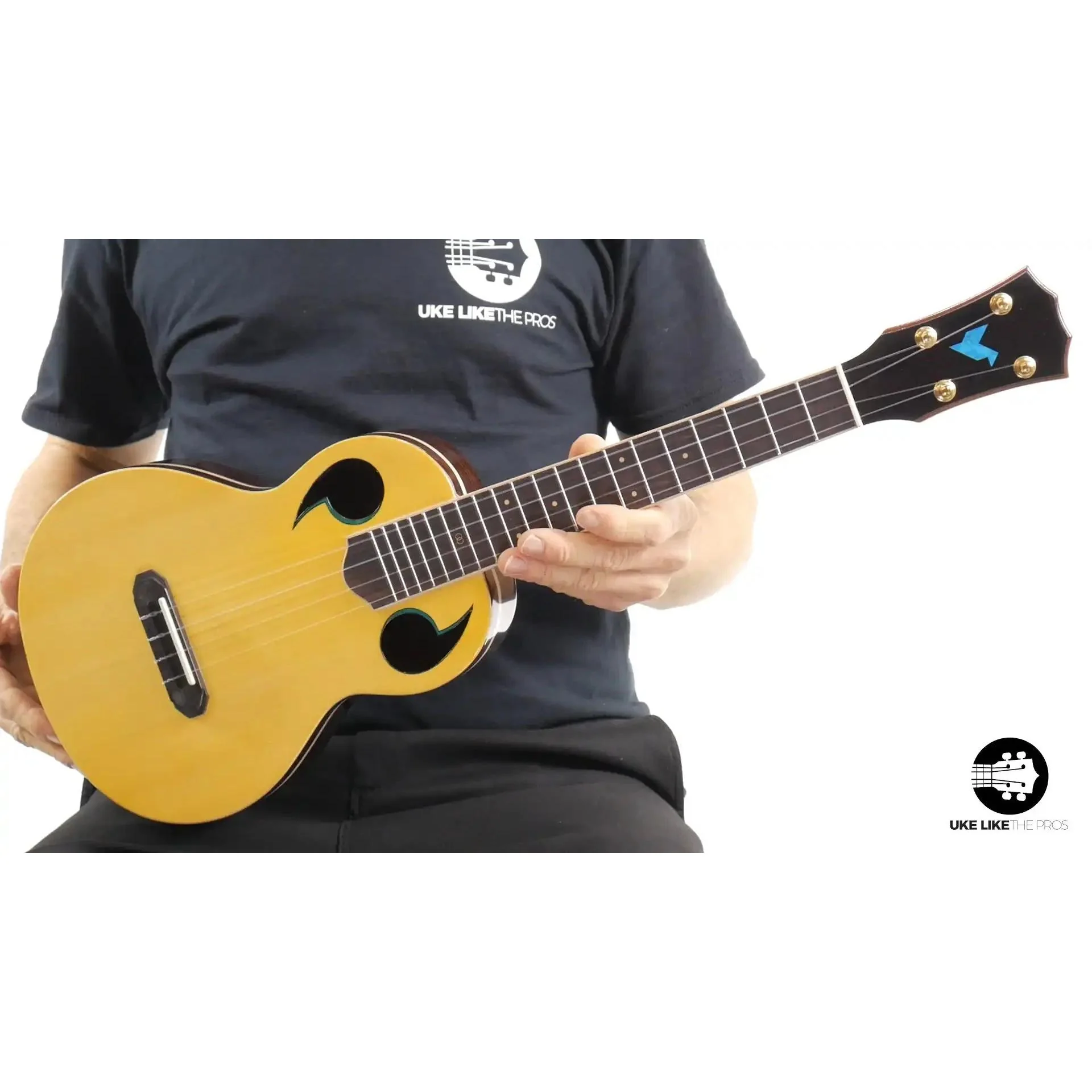Rebel Quark Tenor Ukulele Solid Spruce Top and Rosewood "Sir Duke" - Image 11