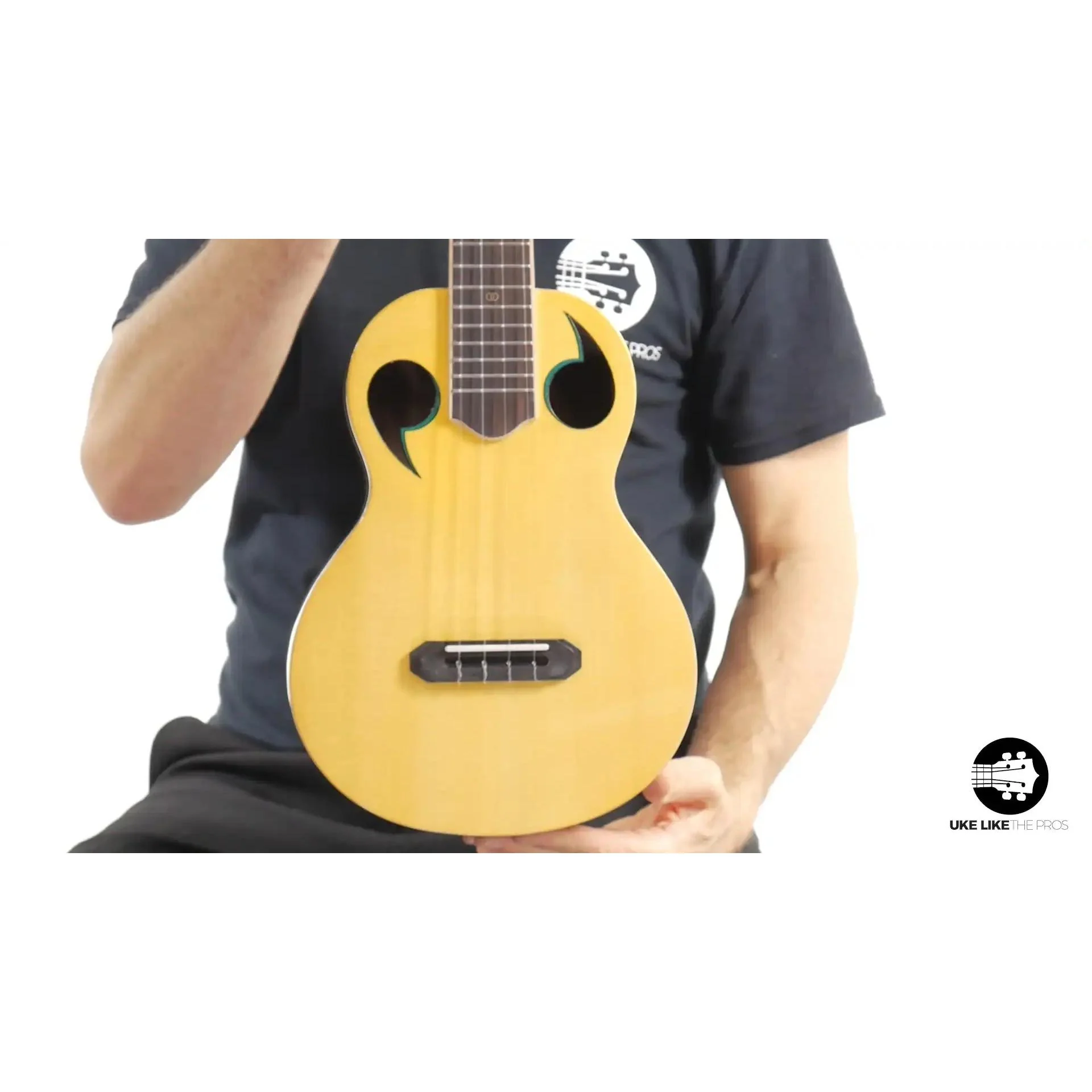 Rebel Quark Tenor Ukulele Solid Spruce Top and Rosewood "Sir Duke" - Image 2