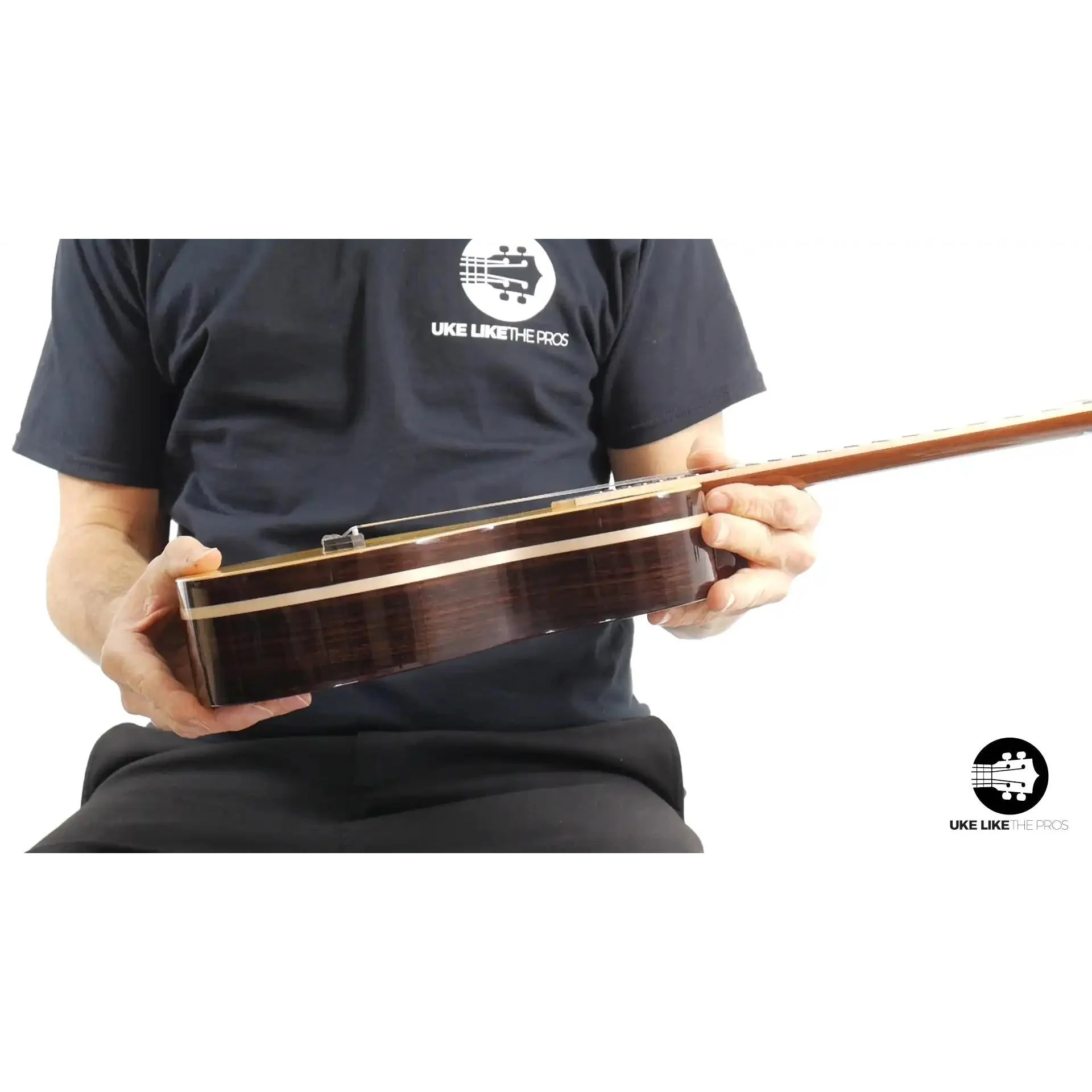 Rebel Quark Tenor Ukulele Solid Spruce Top and Rosewood "Sir Duke" - Image 4