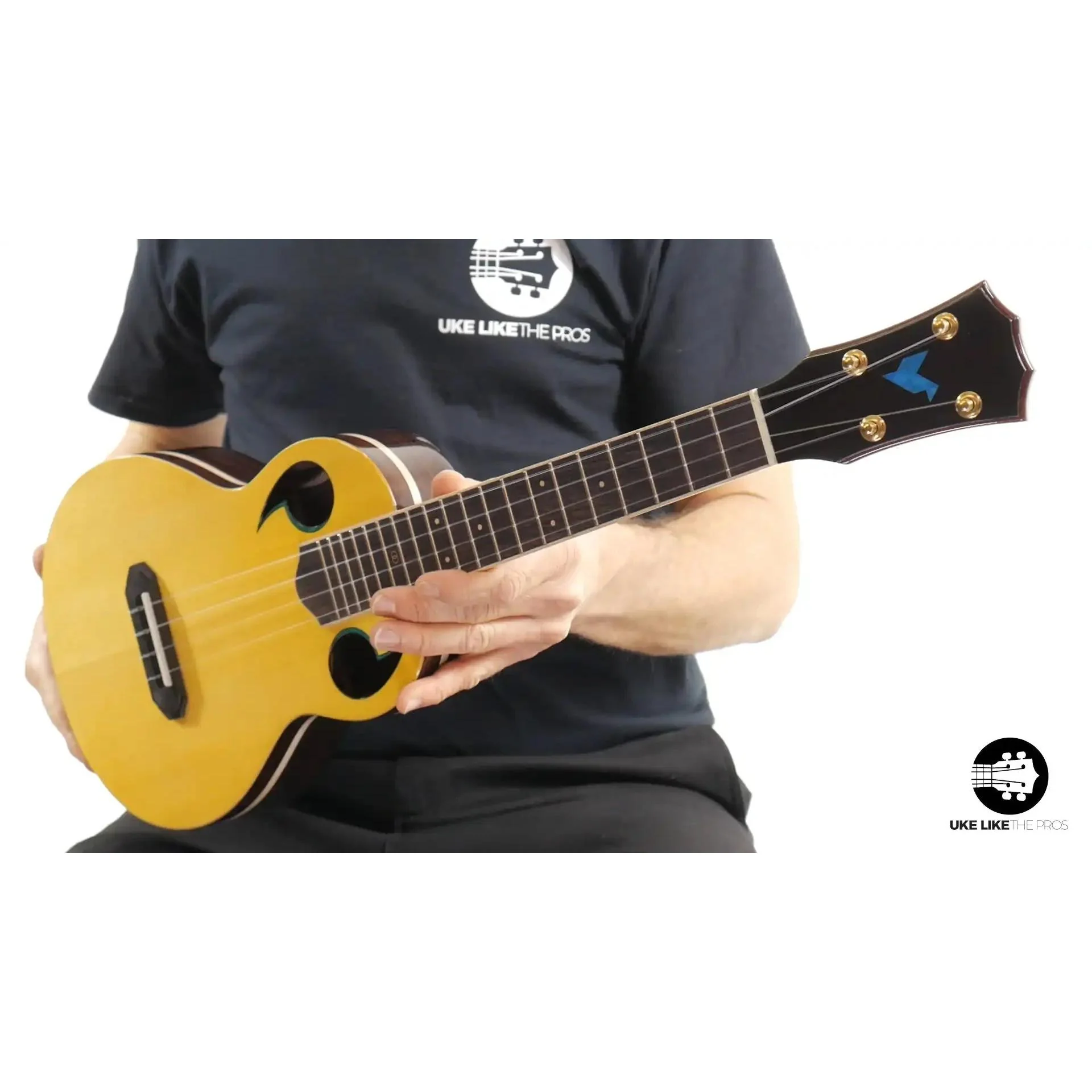 Rebel Quark Tenor Ukulele Solid Spruce Top and Rosewood "Sir Duke" - Image 5