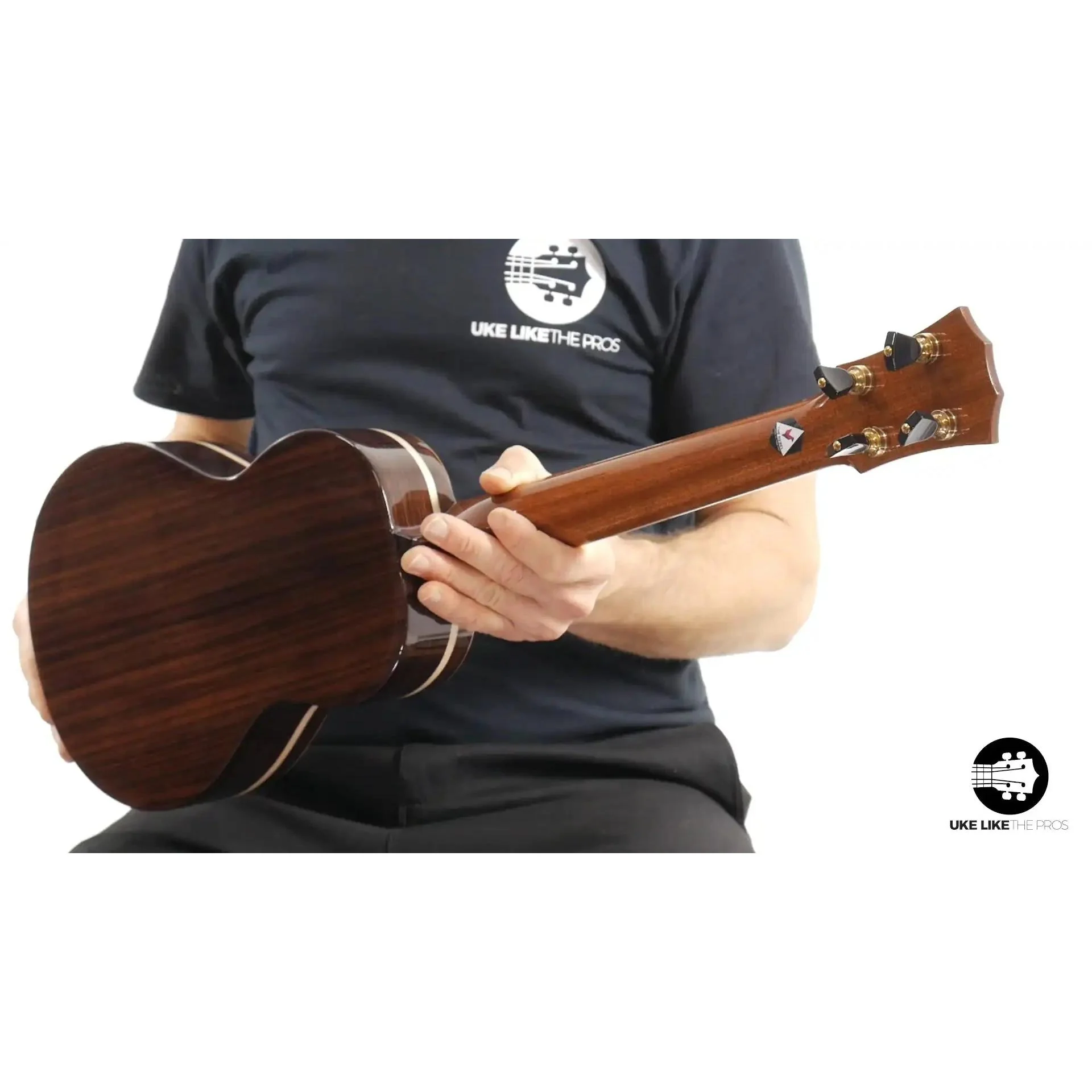 Rebel Quark Tenor Ukulele Solid Spruce Top and Rosewood "Sir Duke" - Image 6