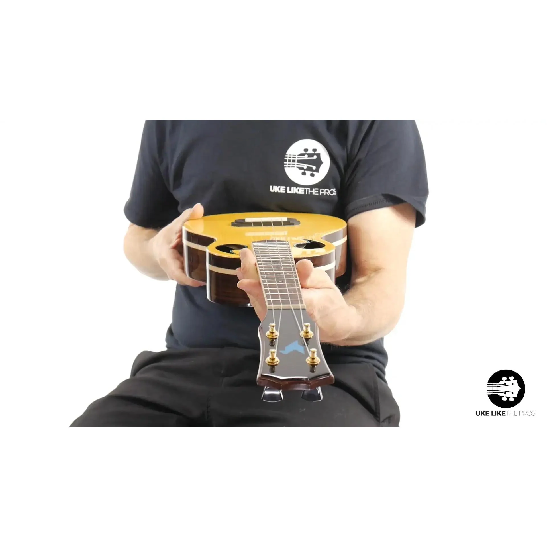 Rebel Quark Tenor Ukulele Solid Spruce Top and Solid Rosewood "The Hitman" B Stock 10% Off - Image 14
