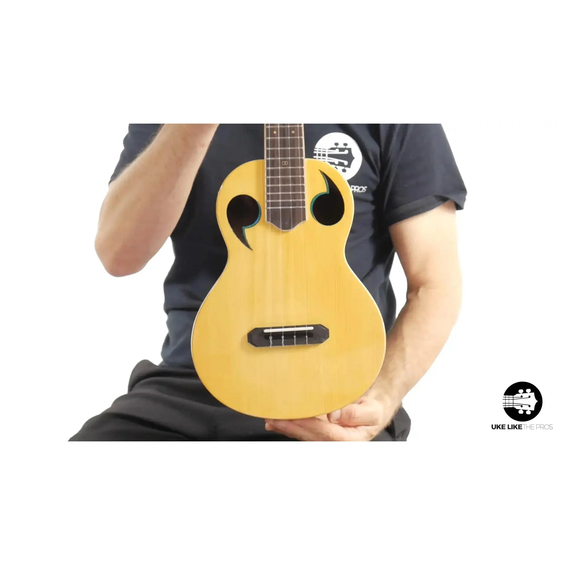 Rebel Quark Tenor Ukulele Solid Spruce Top and Solid Rosewood "The Hitman" B Stock 10% Off - Image 2
