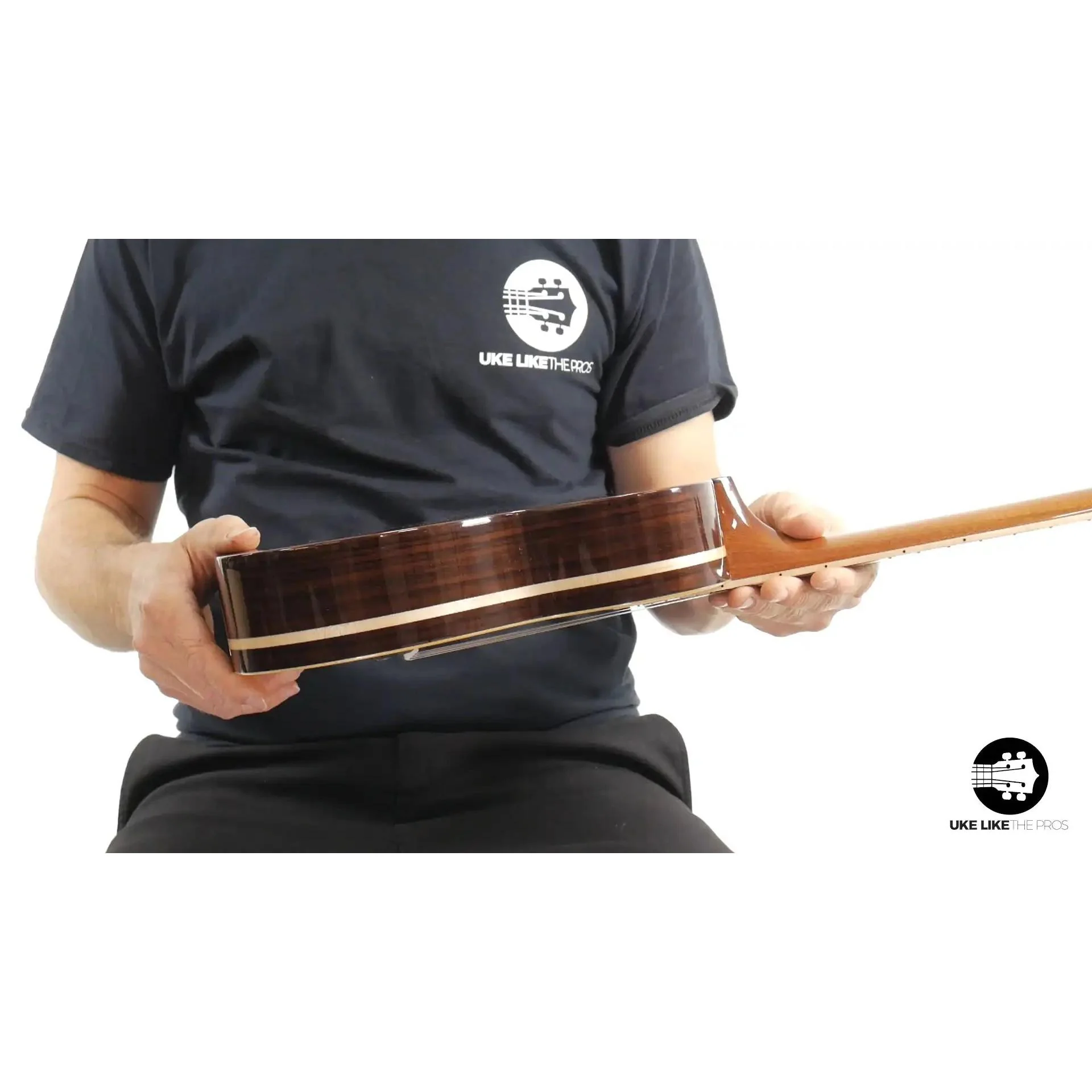 Rebel Quark Tenor Ukulele Solid Spruce Top and Solid Rosewood "The Hitman" B Stock 10% Off - Image 3