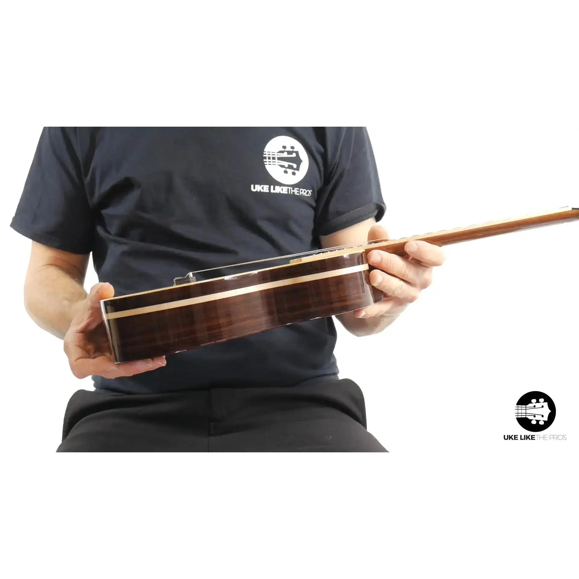 Rebel Quark Tenor Ukulele Solid Spruce Top and Solid Rosewood "The Hitman" B Stock 10% Off - Image 4