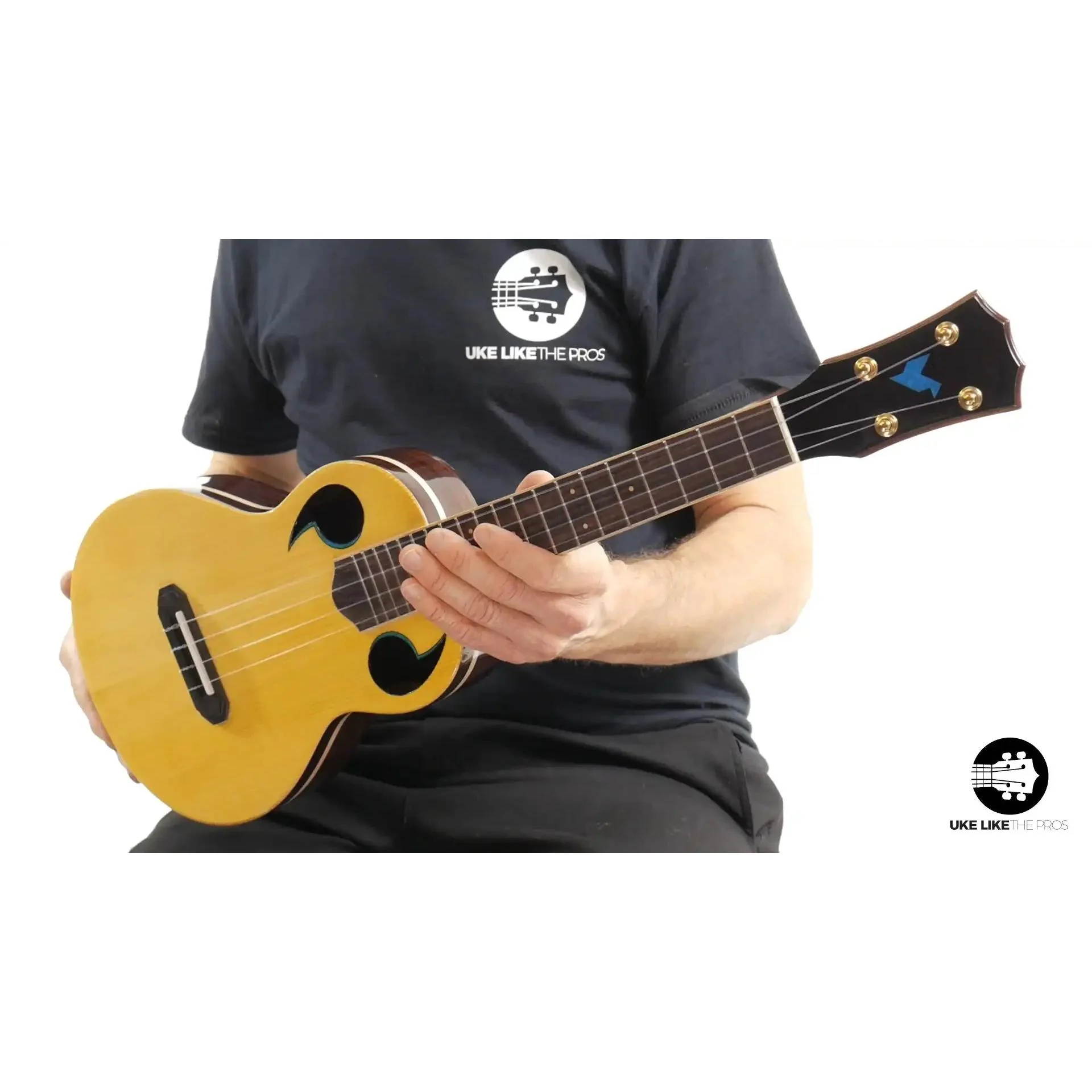 Rebel Quark Tenor Ukulele Solid Spruce Top and Solid Rosewood "The Hitman" B Stock 10% Off - Image 5