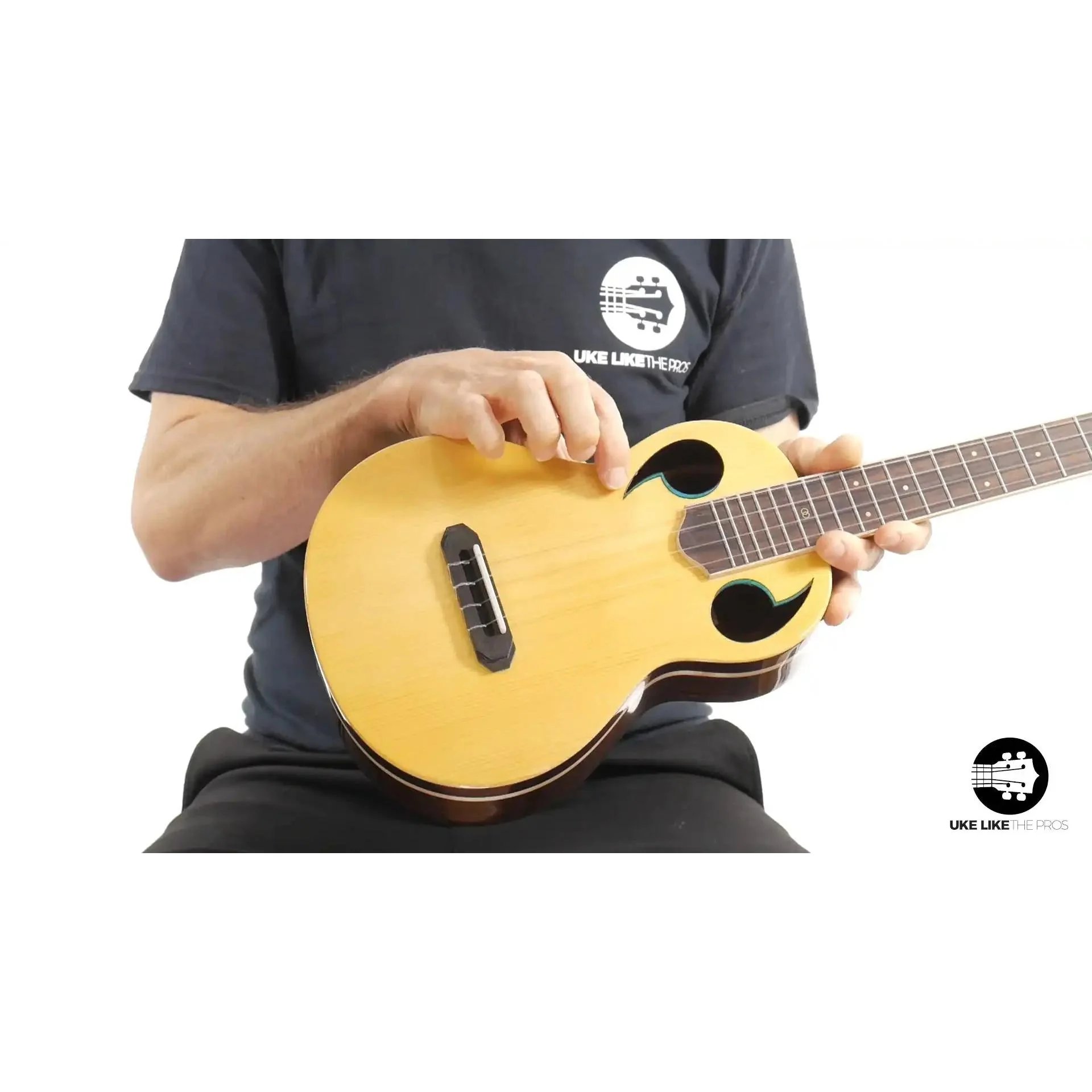 Rebel Quark Tenor Ukulele Solid Spruce Top and Solid Rosewood "The Hitman" B Stock 10% Off - Image 9