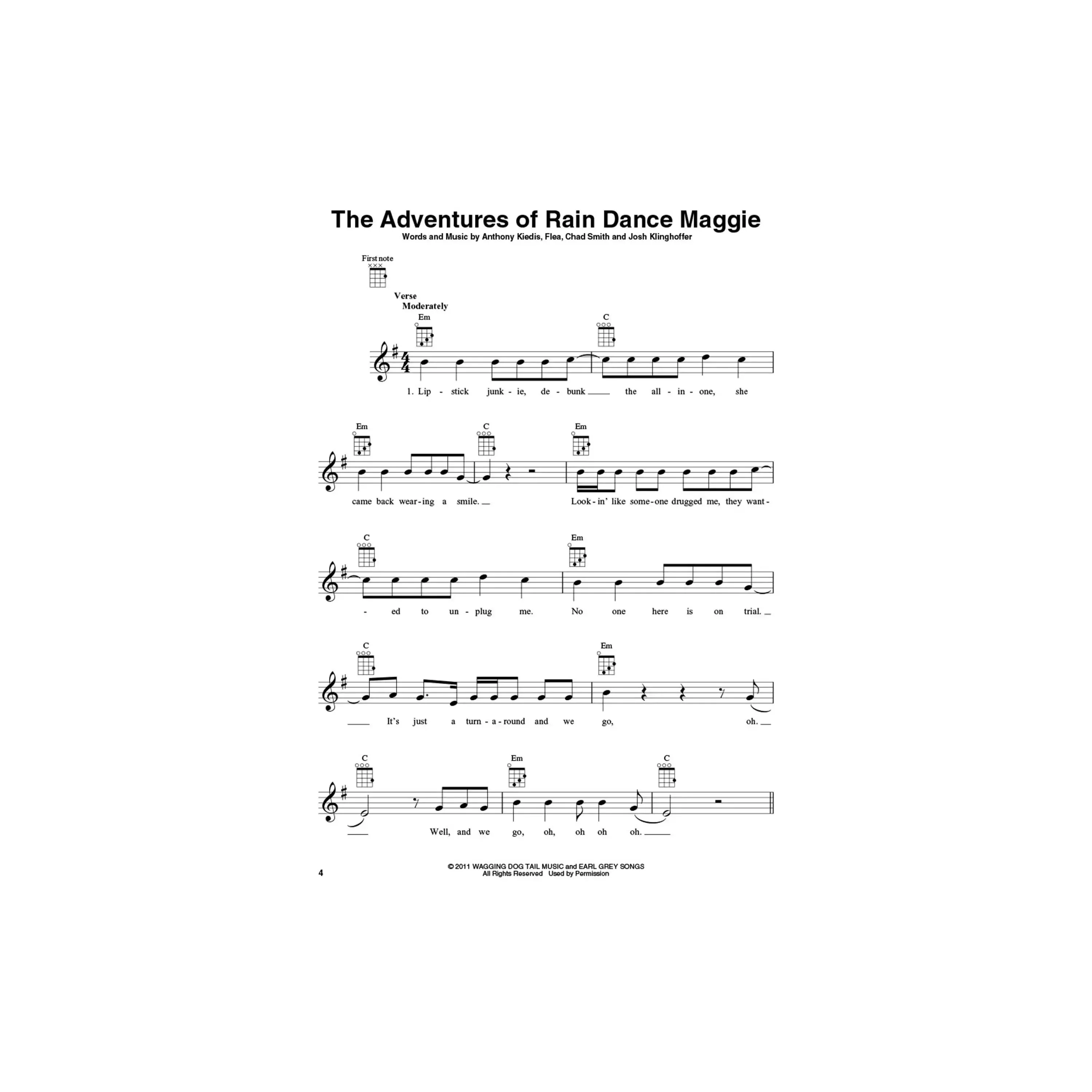 Red Hot Chili Peppers for Ukulele - Image 3