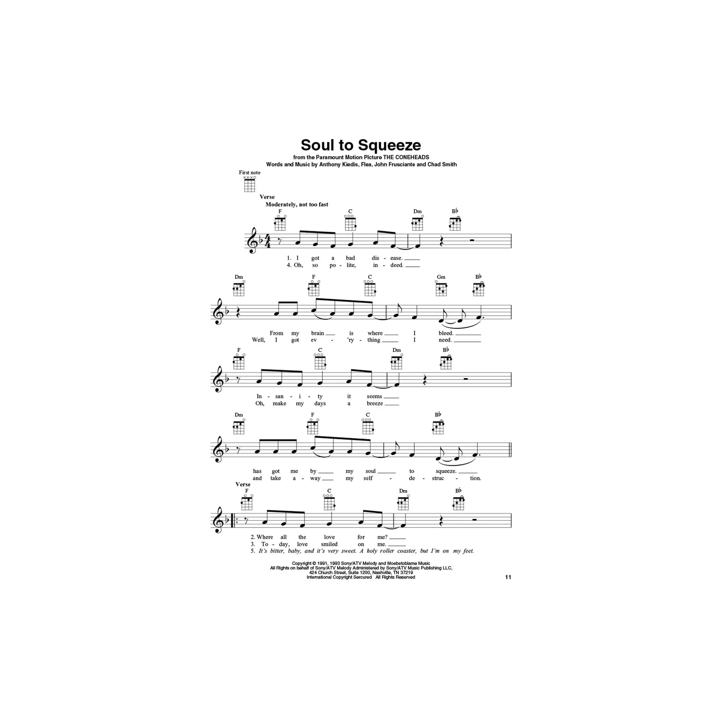 Red Hot Chili Peppers for Ukulele - Image 4